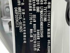 卡罗拉 2022款 1.2T S-CVT先锋PLUS版