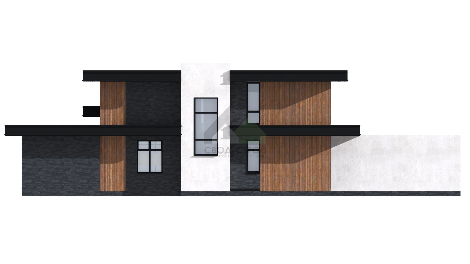 Дом из пеноблоков С-338 ГБ «Достижение»