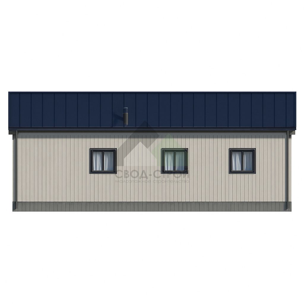 Каркасный дом в стиле Барн в стиле барн С-119 КР «Фьорд»