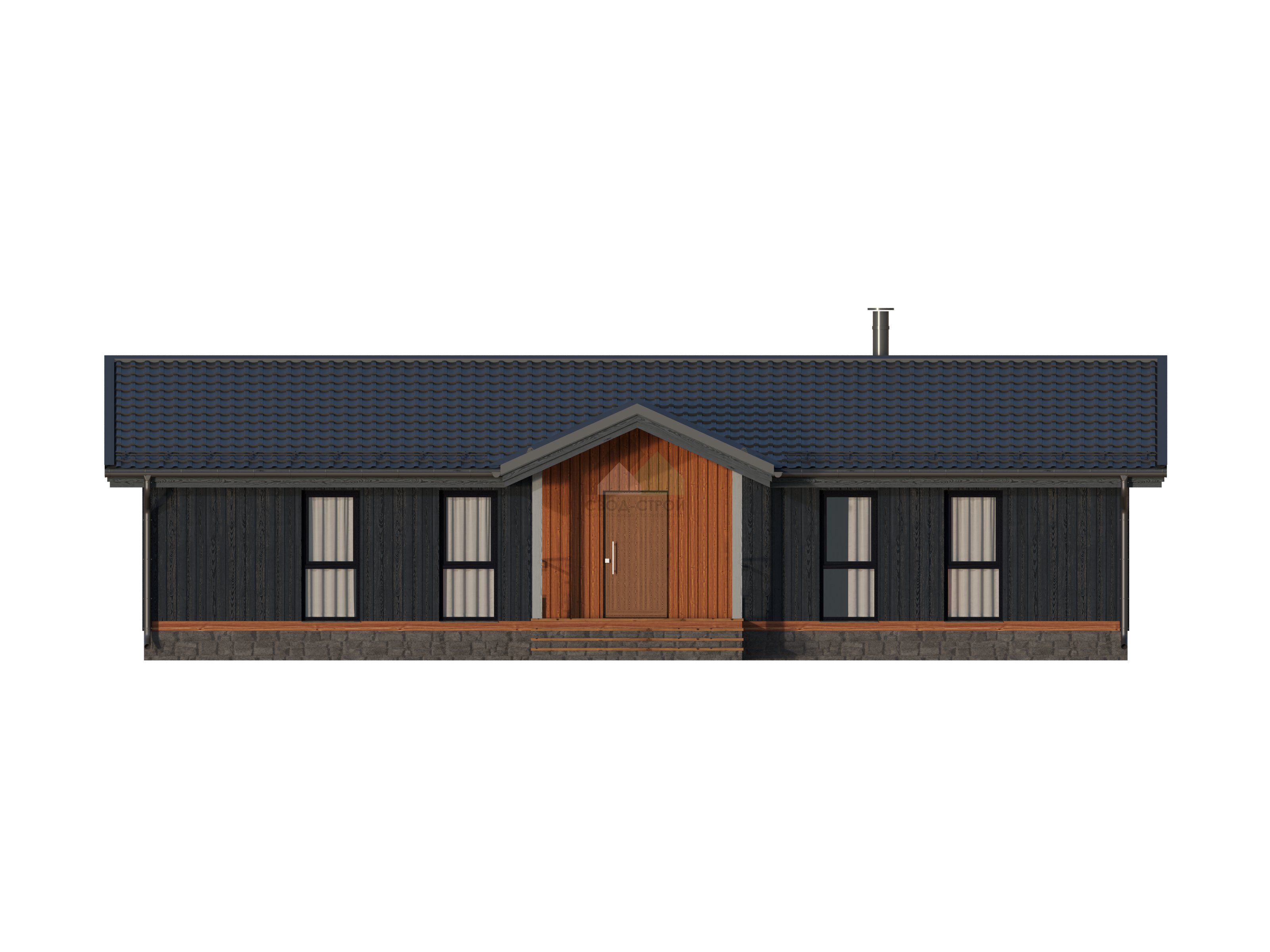 Каркасный дом С-143 КР «Грейс»