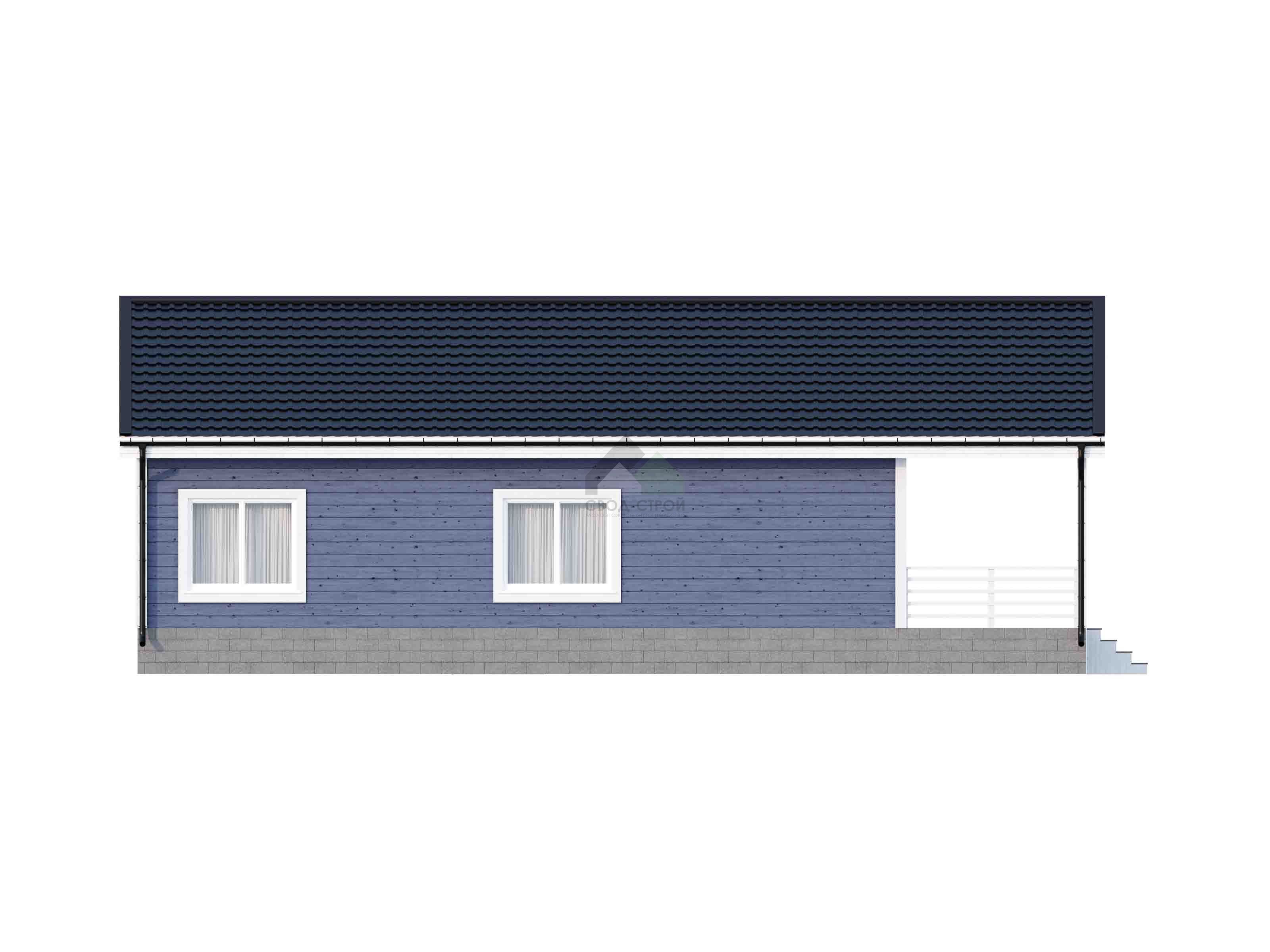 Коттедж каркасный С-115 КР «Сканди»