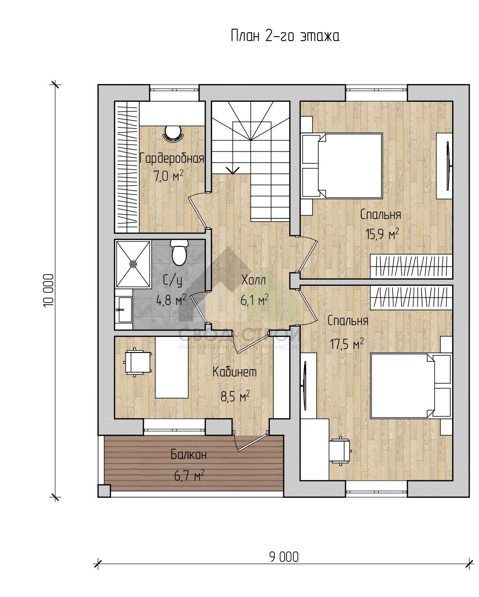 Дом по канадской технологии С-195 КР «Краса»