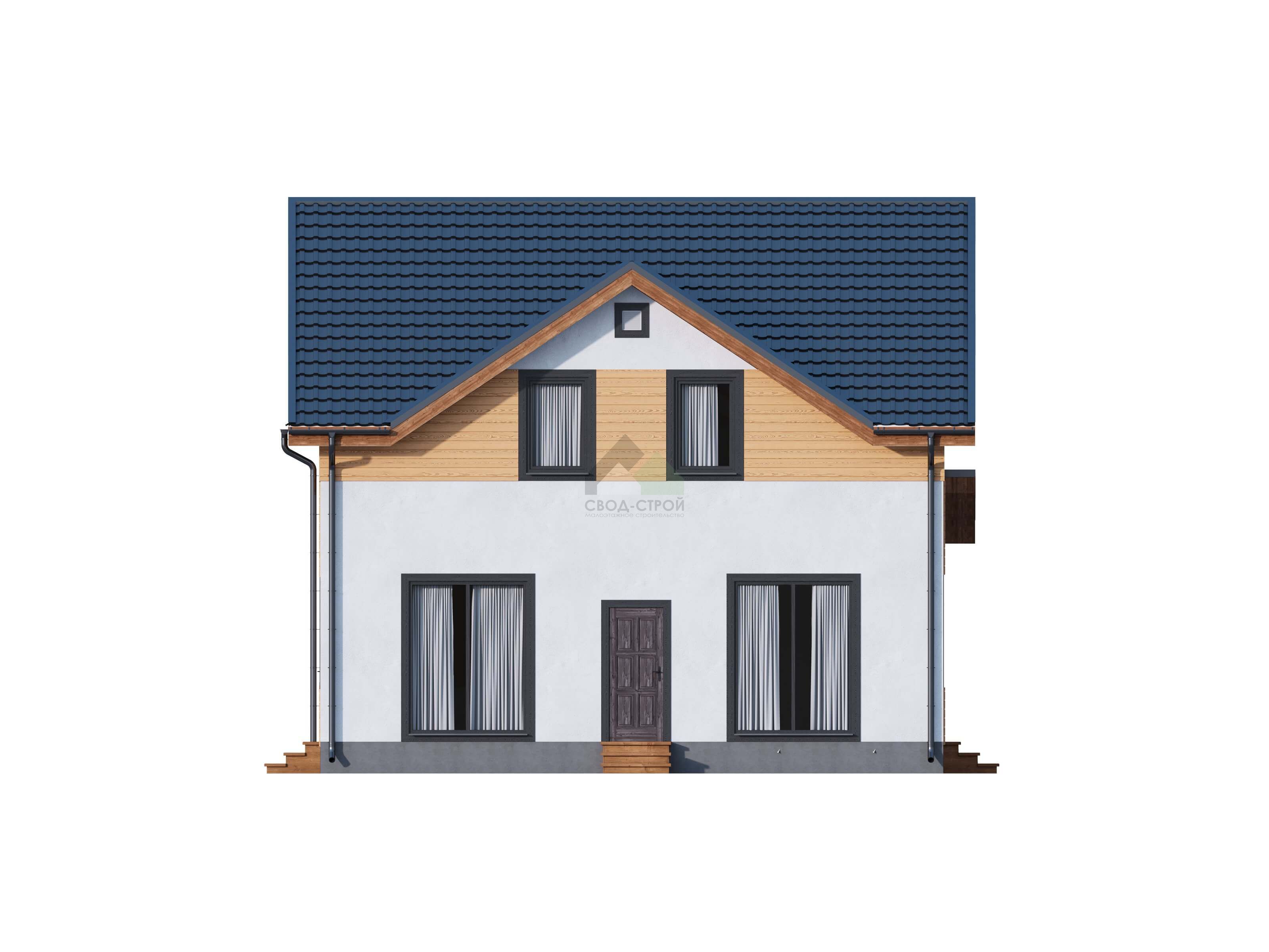 Дом из газобетонных блоков С-218 ГБ «Австрия»