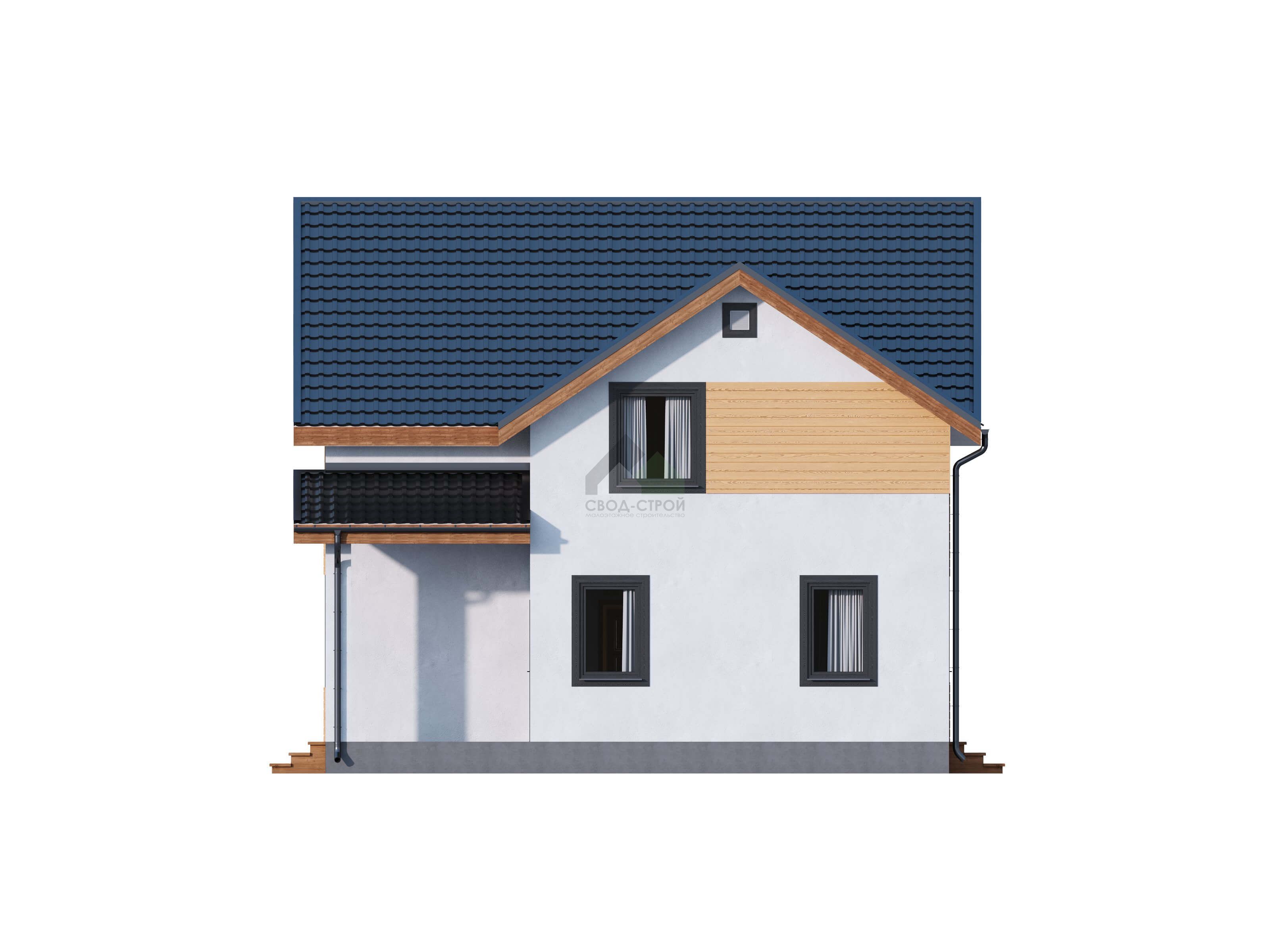 Дом из газобетонных блоков С-218 ГБ «Австрия»