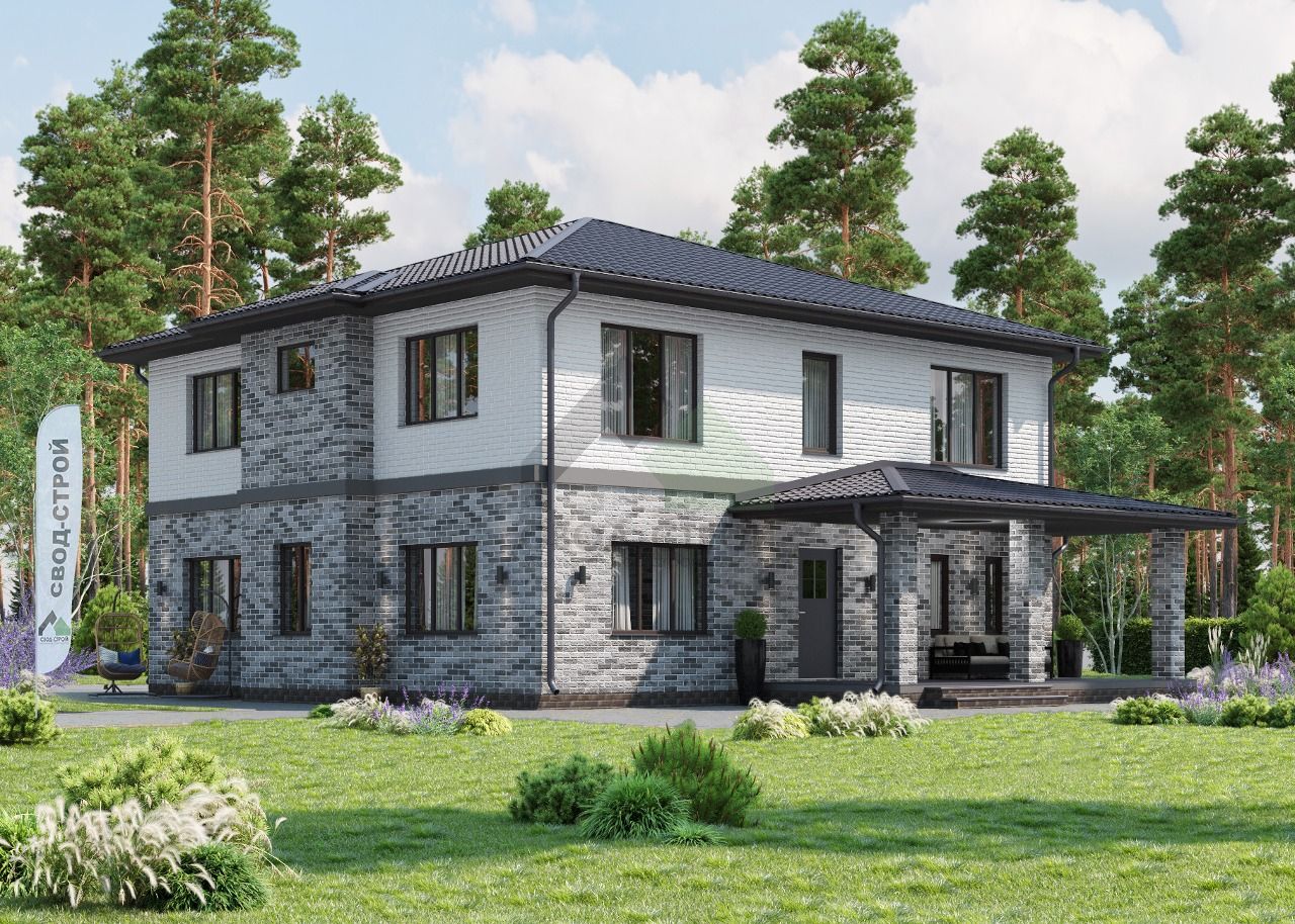 Дом из керамических блоков С-285 КЕ «Ингрид»