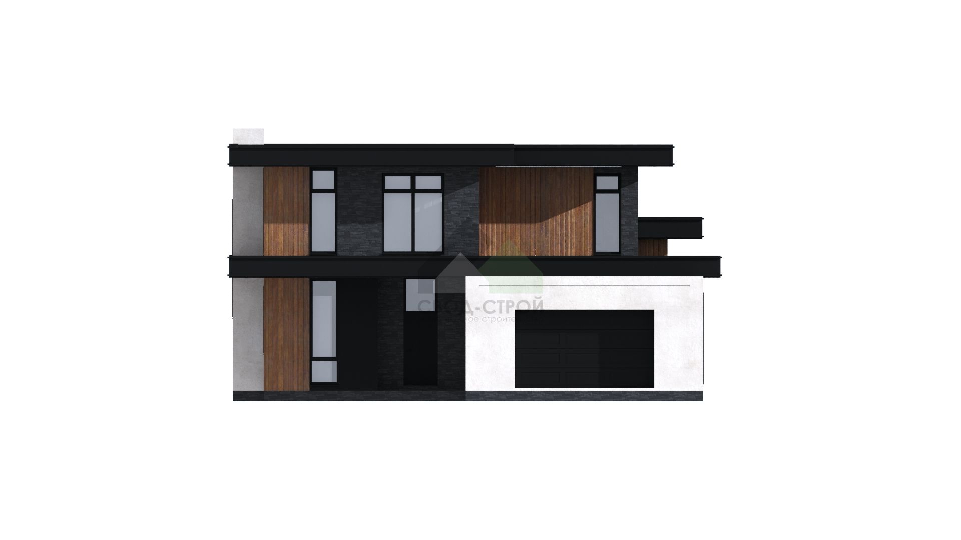 Дом из пеноблоков С-338 ГБ «Достижение»