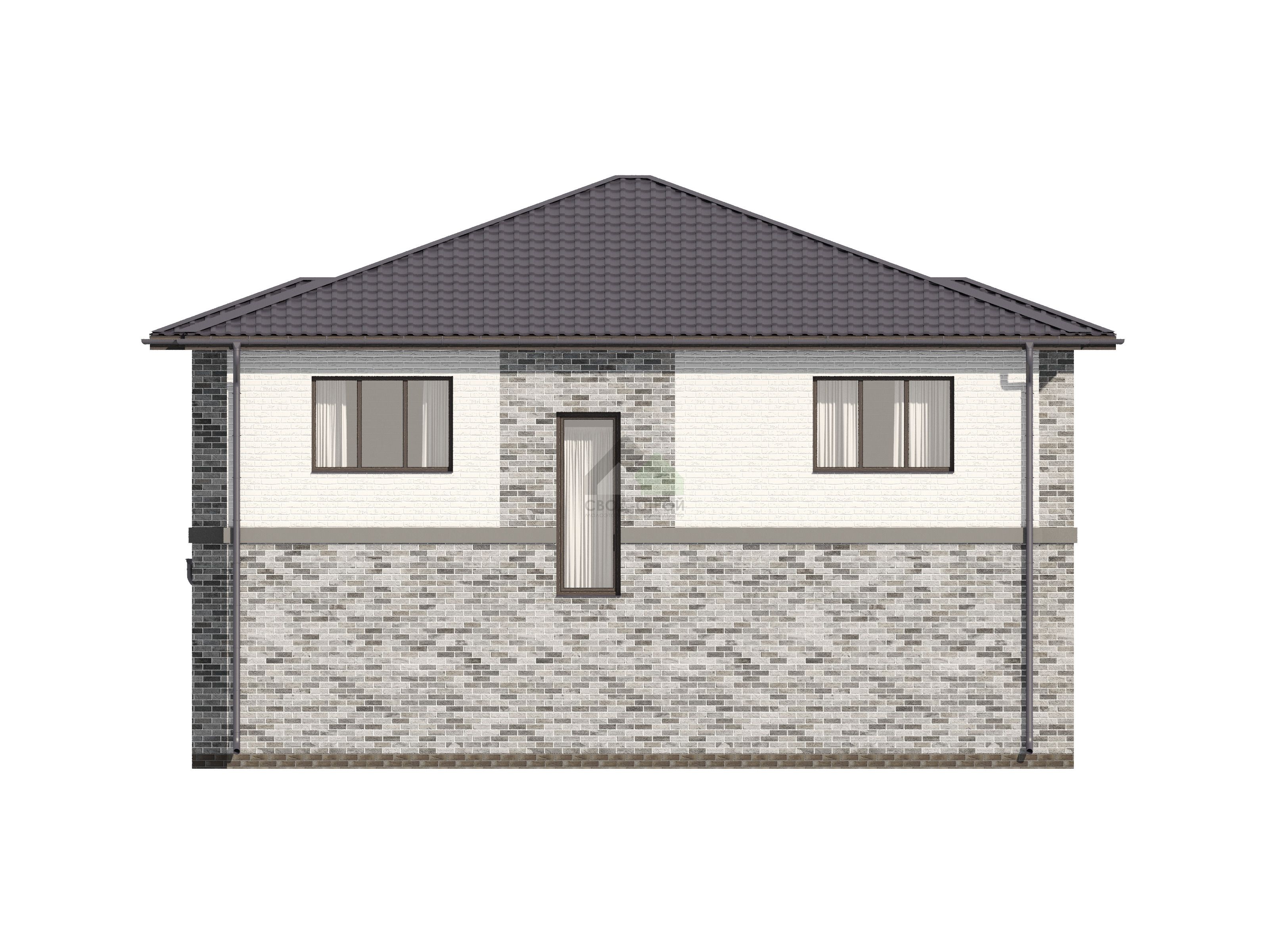 Дом из керамических блоков С-285 КЕ «Ингрид»