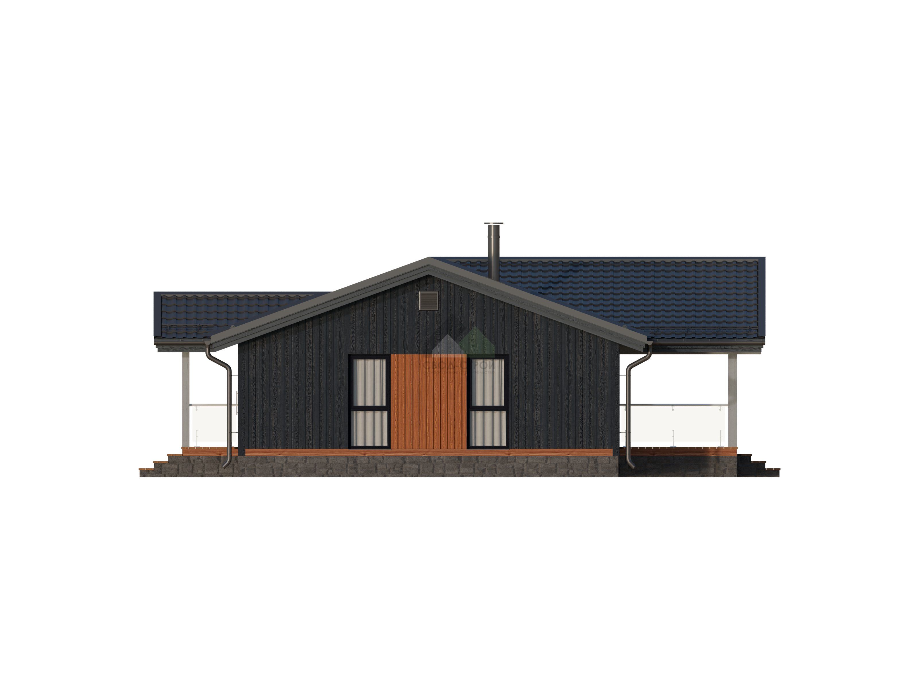 Каркасный дом С-143 КР «Грейс»