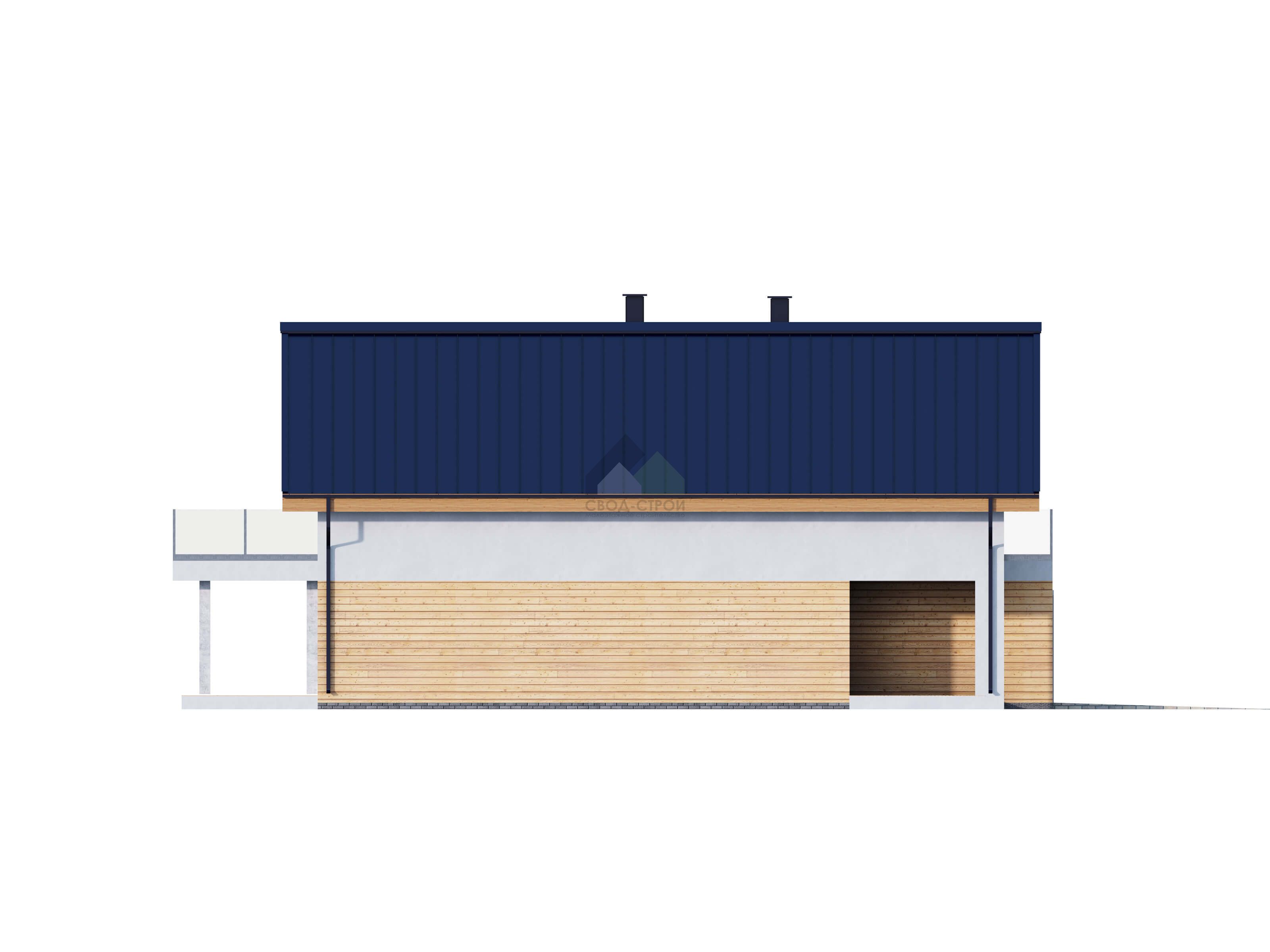 Дом с гаражом С-340 ГБ «Нео»