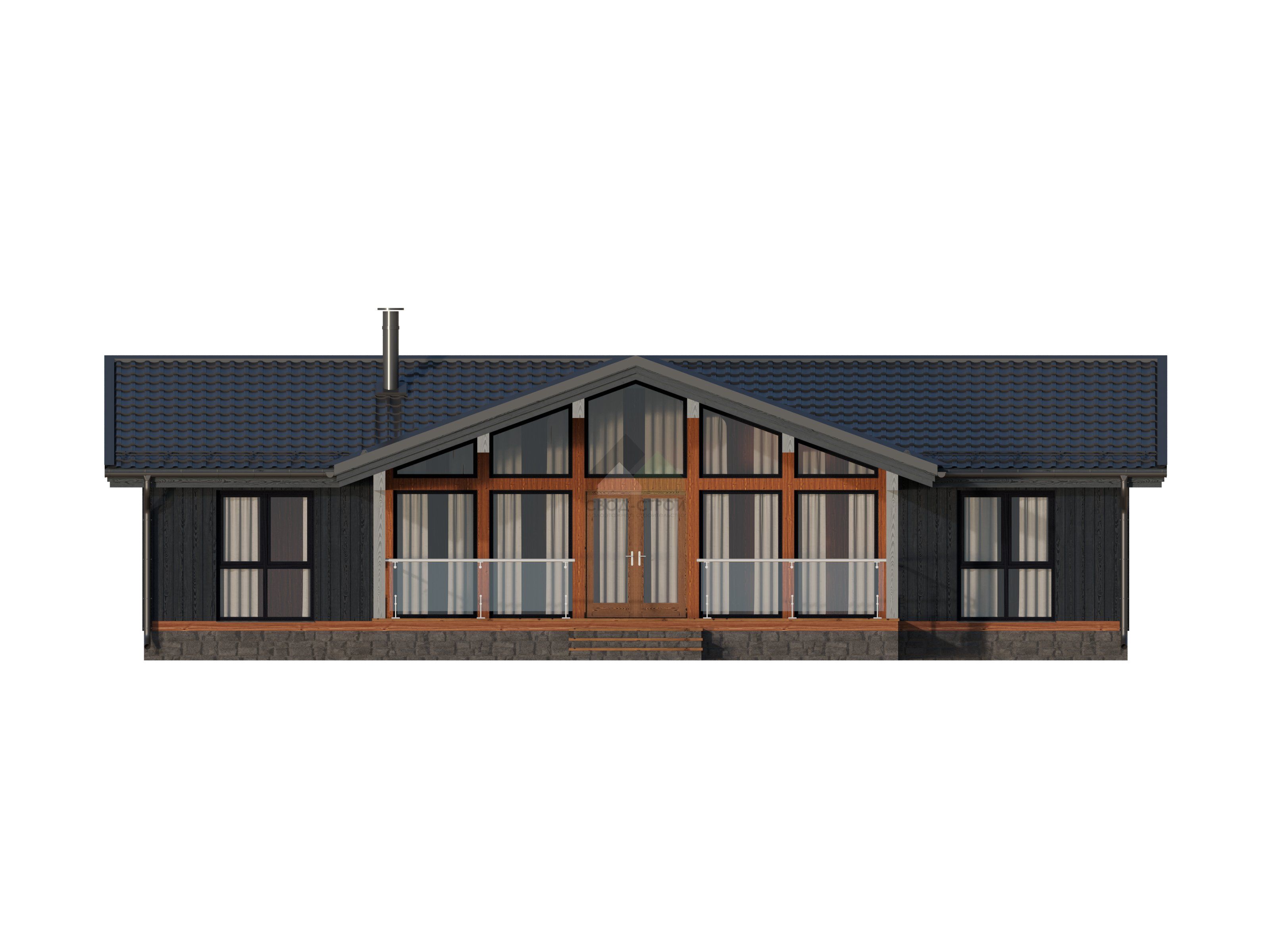 Каркасный дом С-143 КР «Грейс»