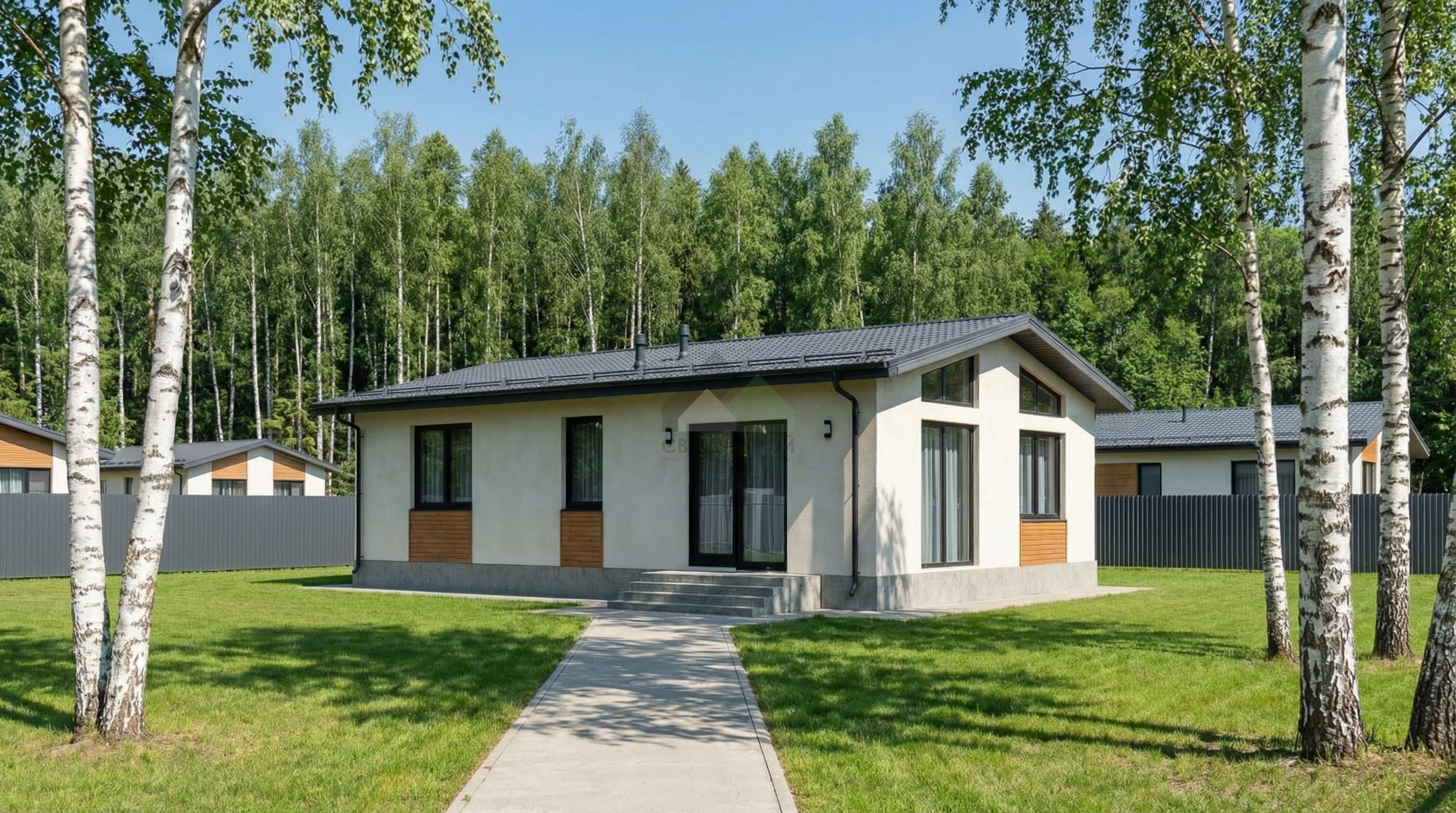 Дом из газобетонных блоков С-85 ГБ «Вдохновение мини»