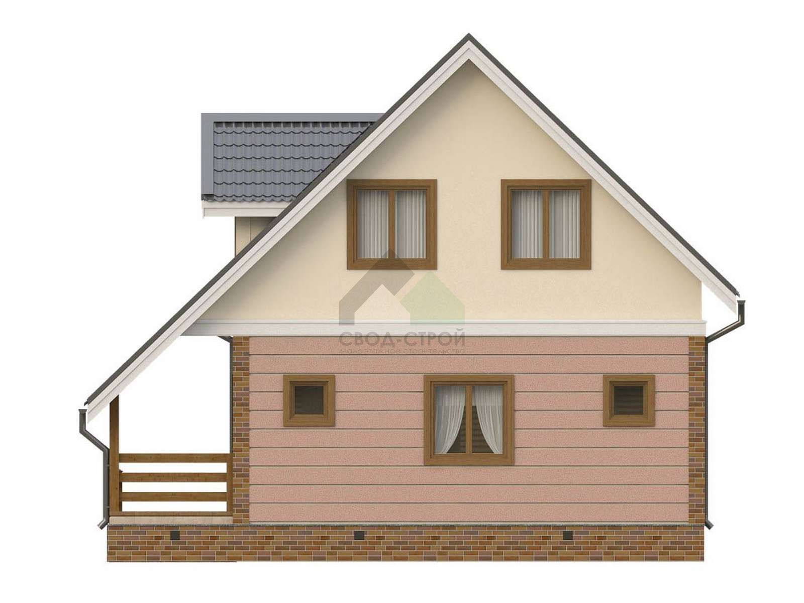 Дом по канадской технологии С-130 КР «Романтика»