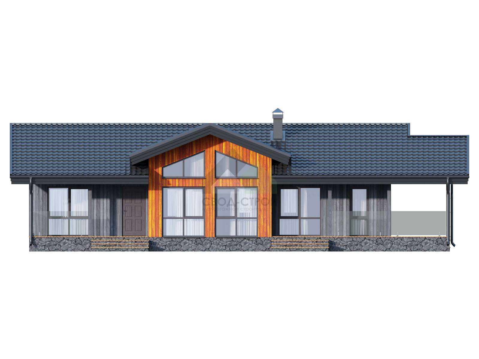 Каркасный дом С-183 КР «Арми»