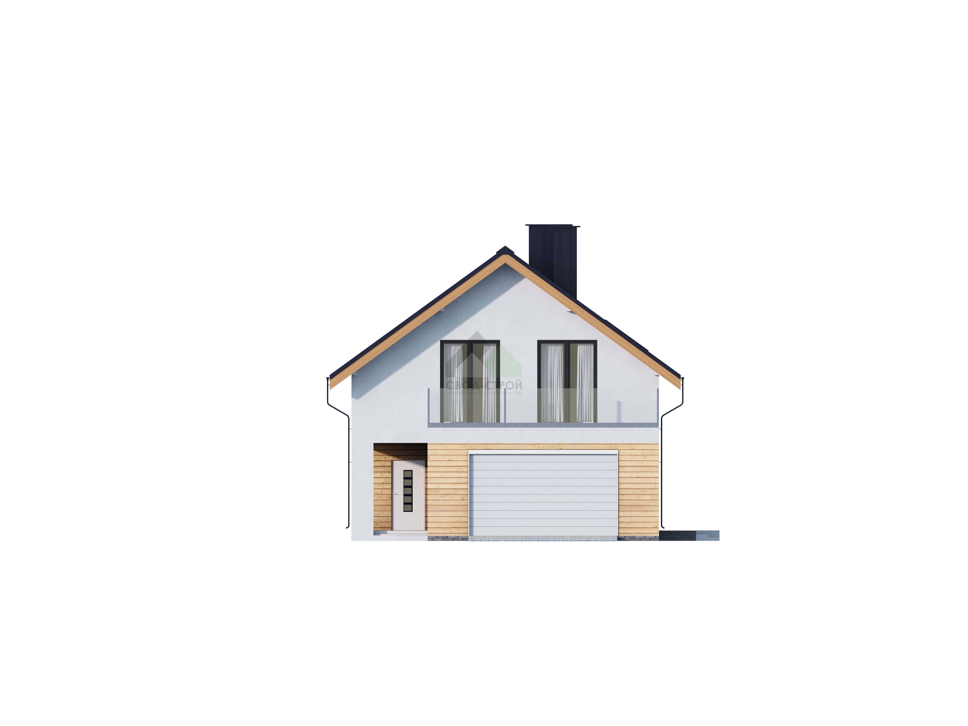 Дом с гаражом С-340 ГБ «Нео»