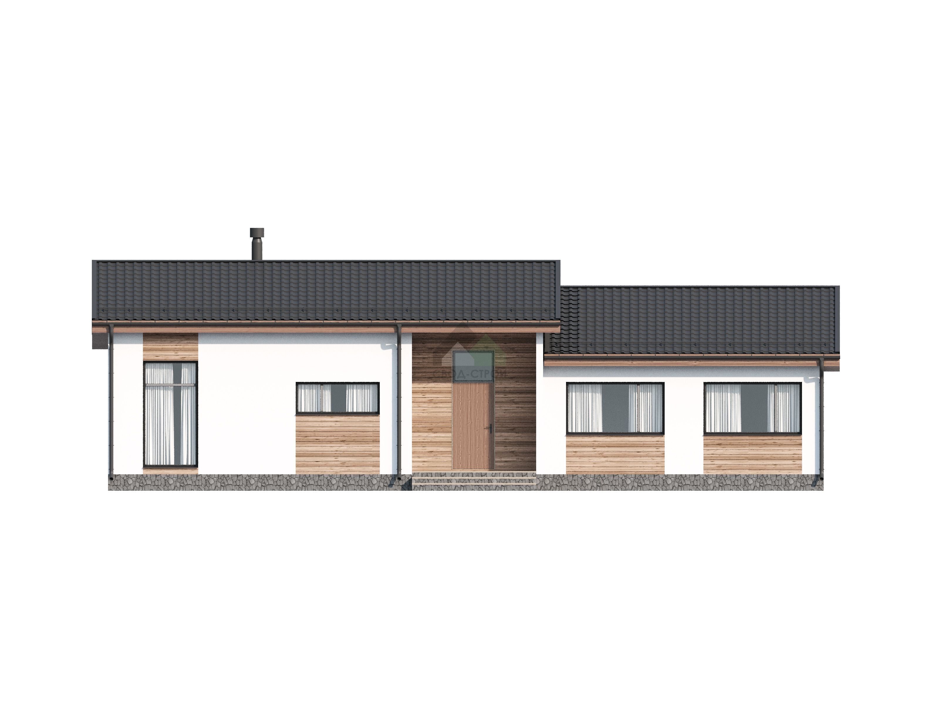 Каркасный дом С-235 КР «Берген»