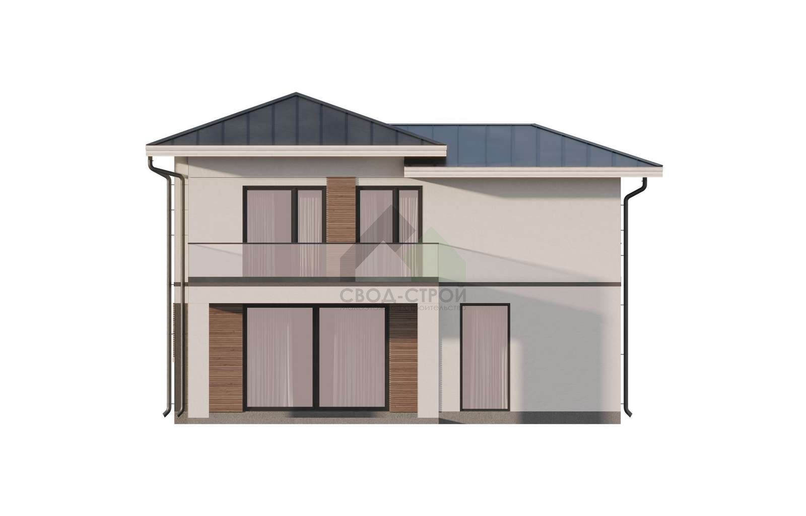 Дом с гаражом С-284 ГБ «Лайт»