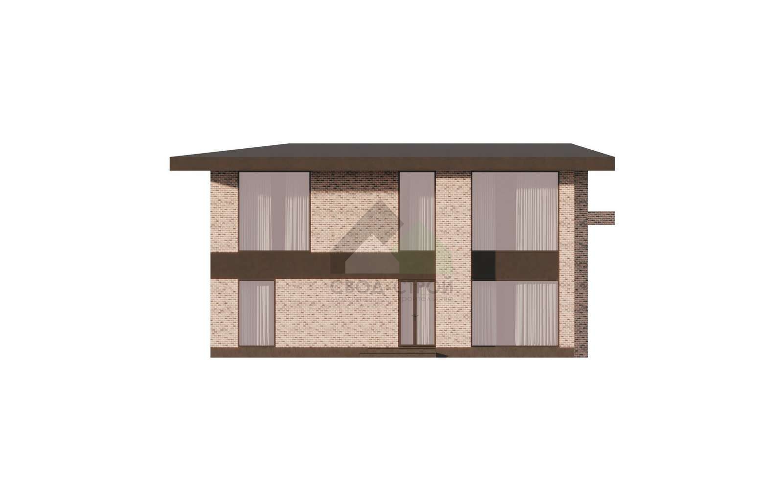 Газобетонный дом с балконом С-402 ГБ «Блеск»