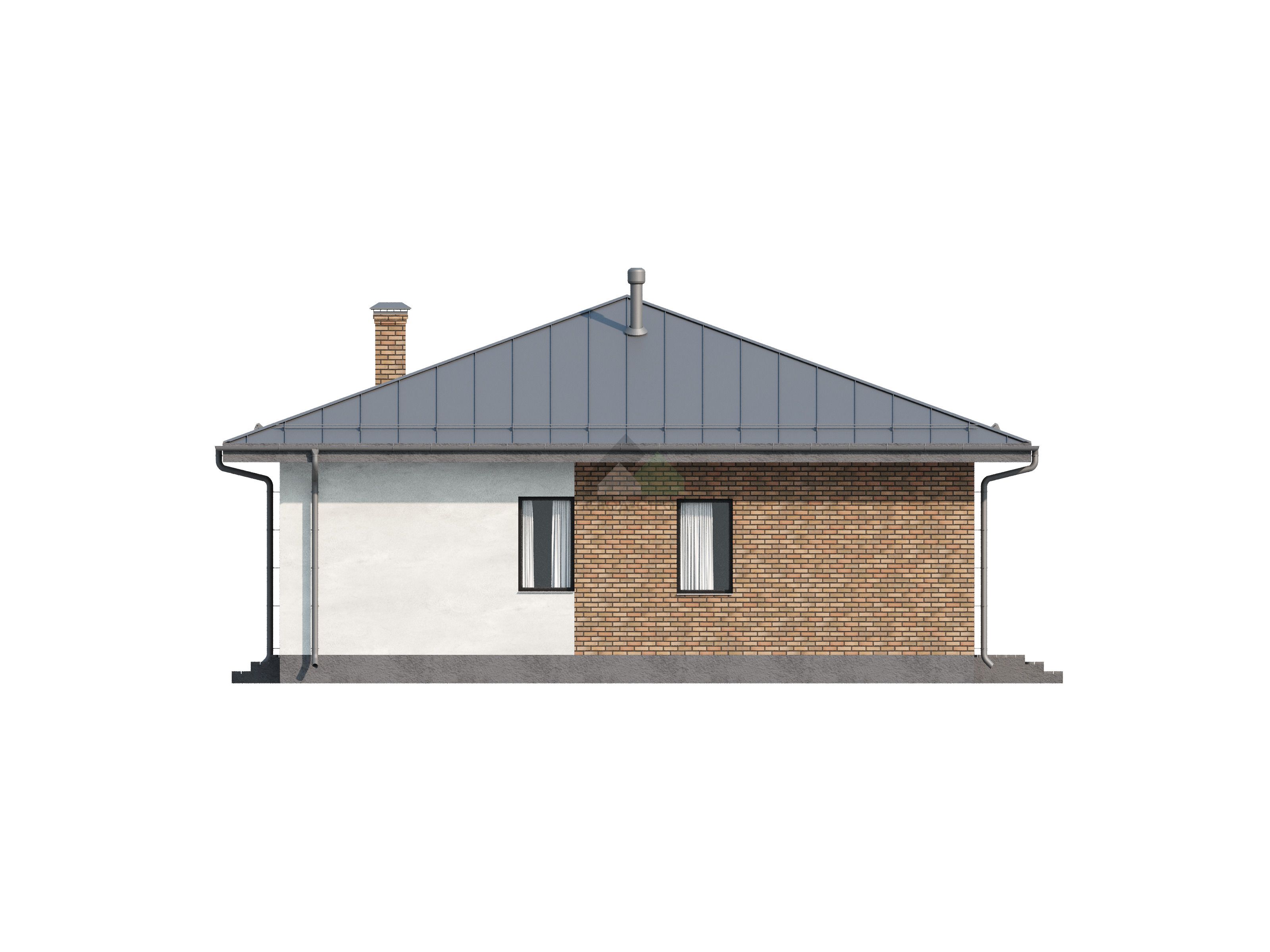 Дом из газобетонных блоков С-148 ГБ «Фроджи»