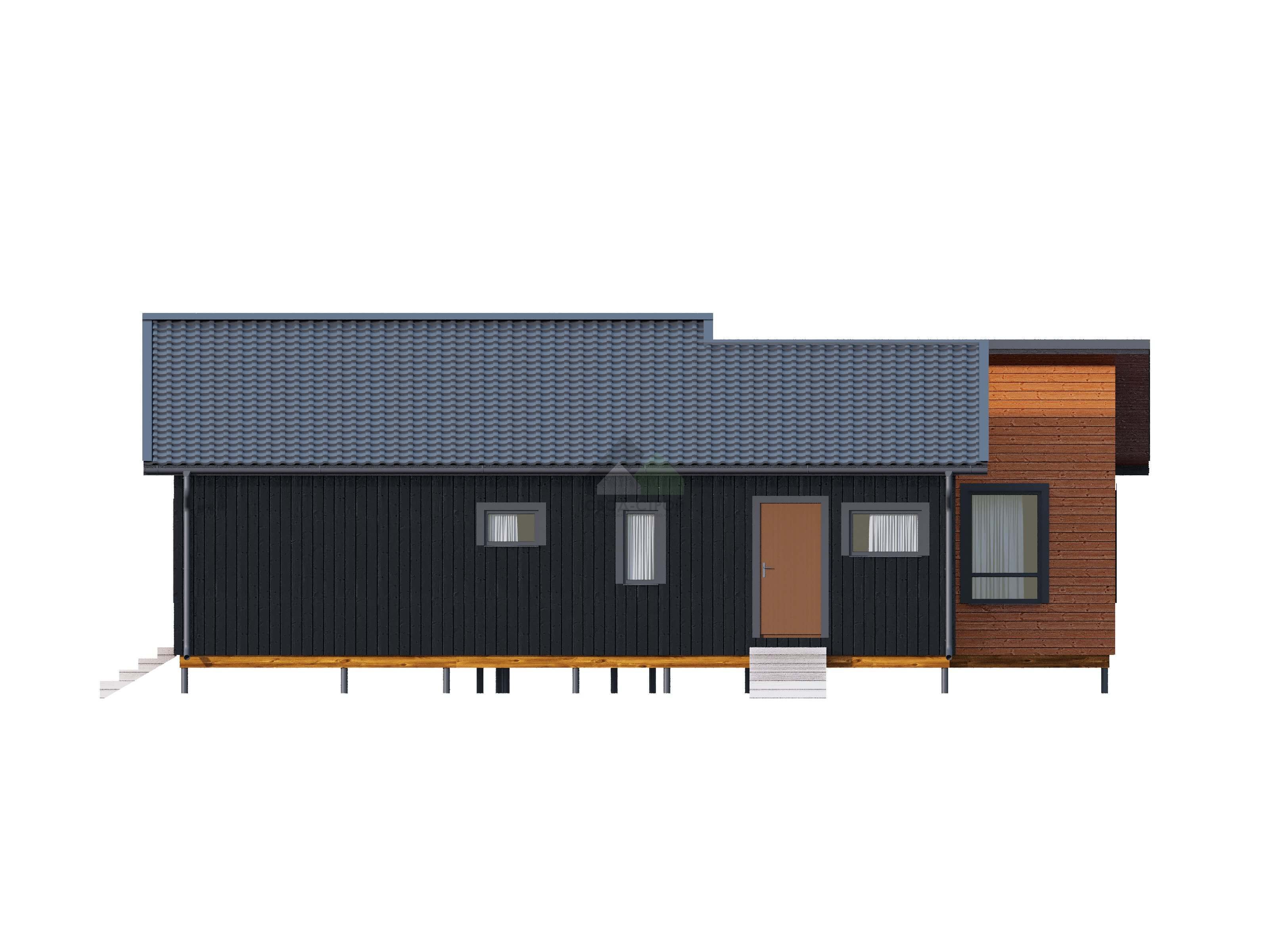 Коттедж каркасный С-190 КР «Удача»