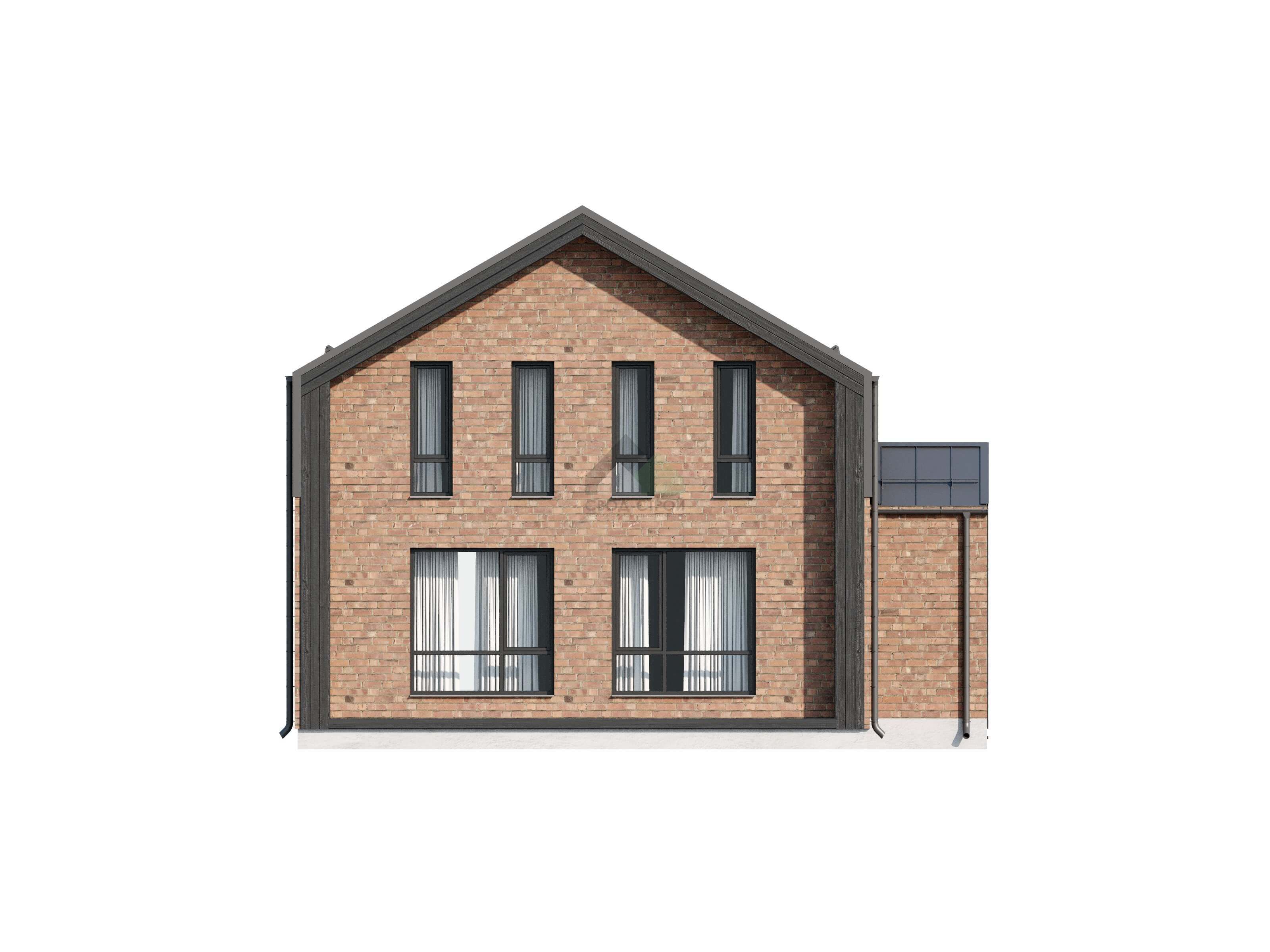 Каркасный дом в стиле Барн в стиле барн С-221 КР «Шервуд»