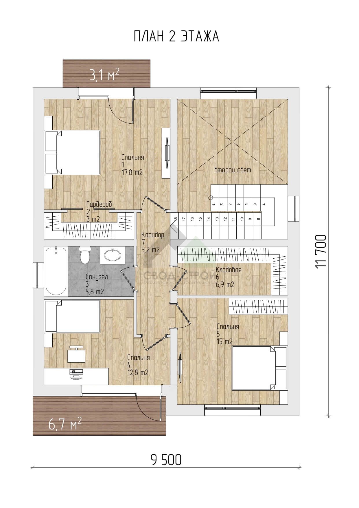 Дом по канадской технологии С-232 КР «Леон»