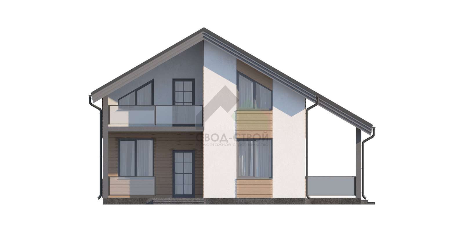 Дом по канадской технологии С-195 КР «Краса»