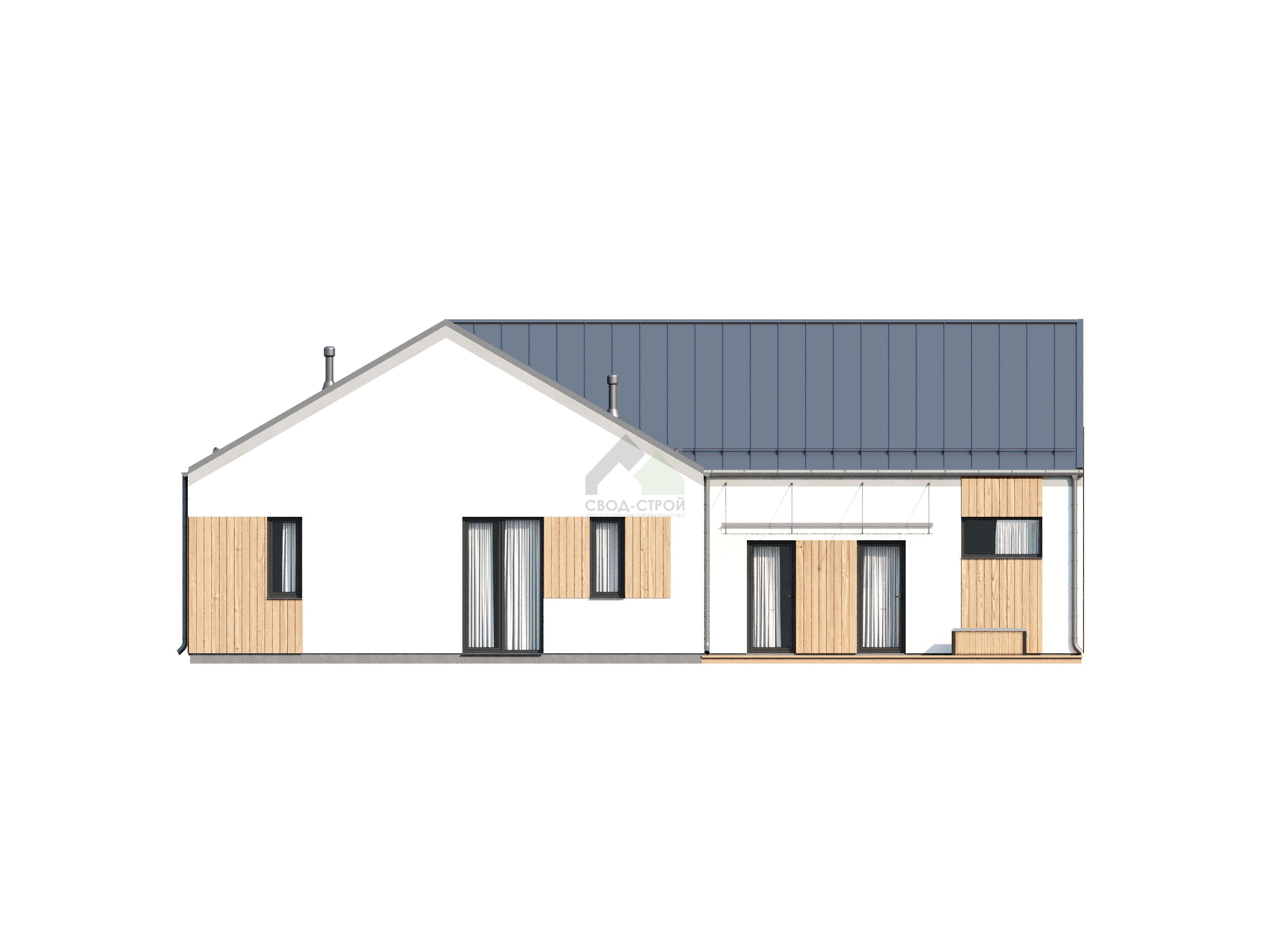 Дом из газобетонных блоков С-279 ГБ «Монтана»