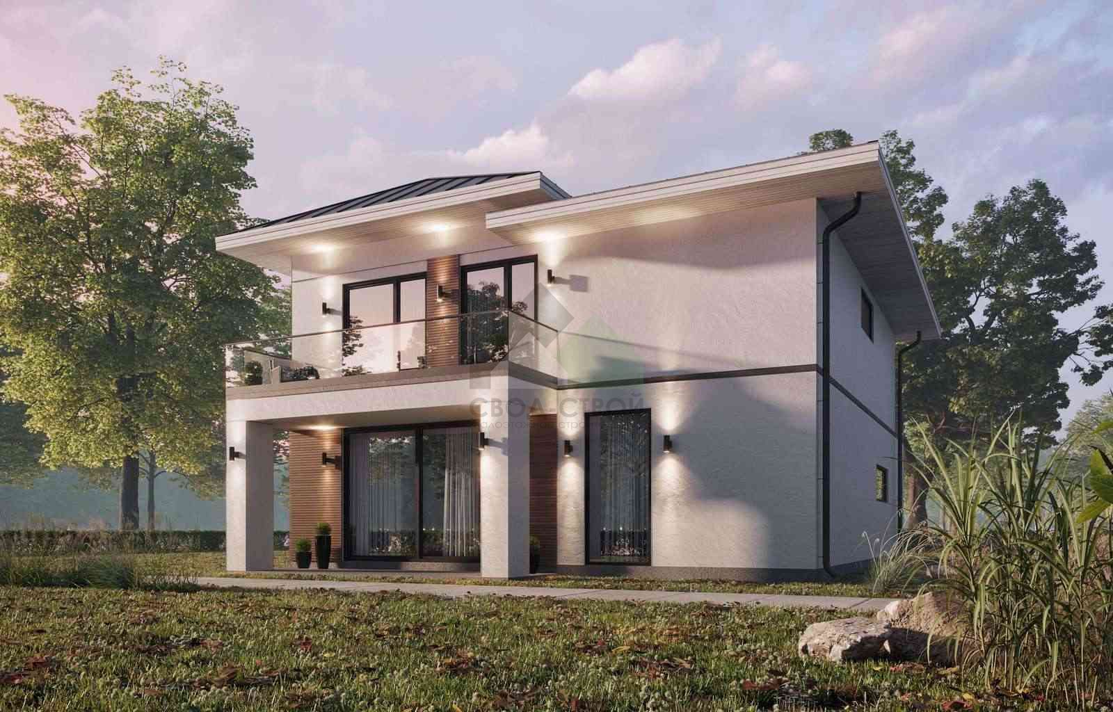 Дом с гаражом С-284 ГБ «Лайт»