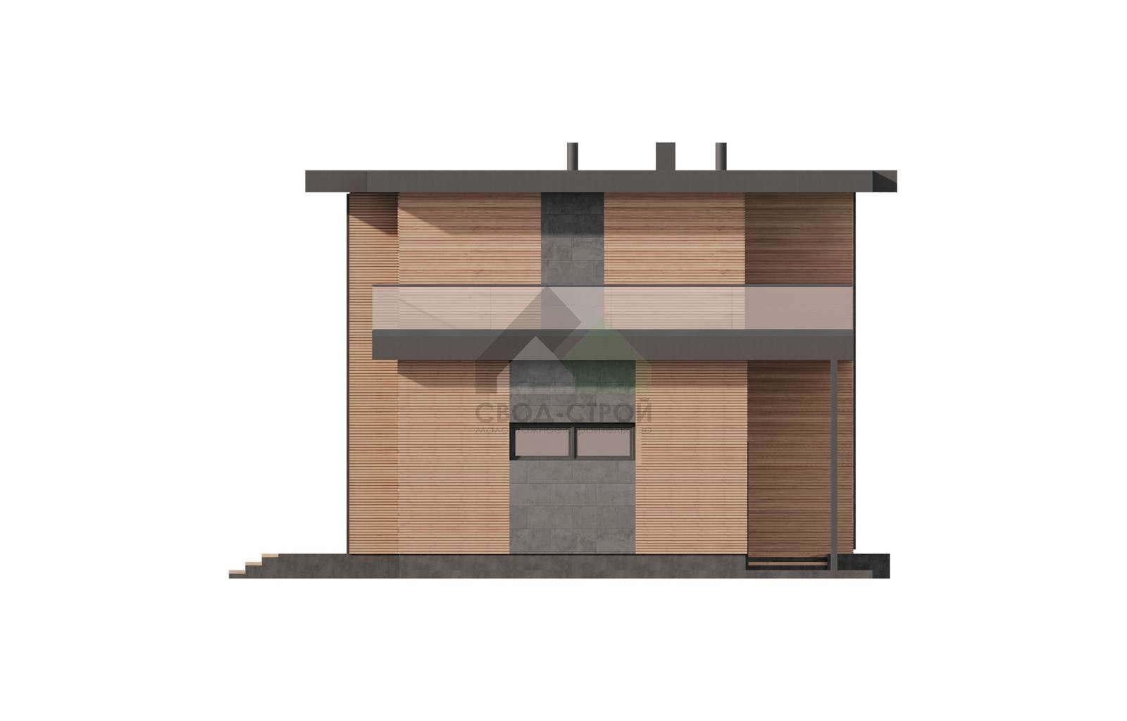 Дом с гаражом С-358 ГБ «Арфа»