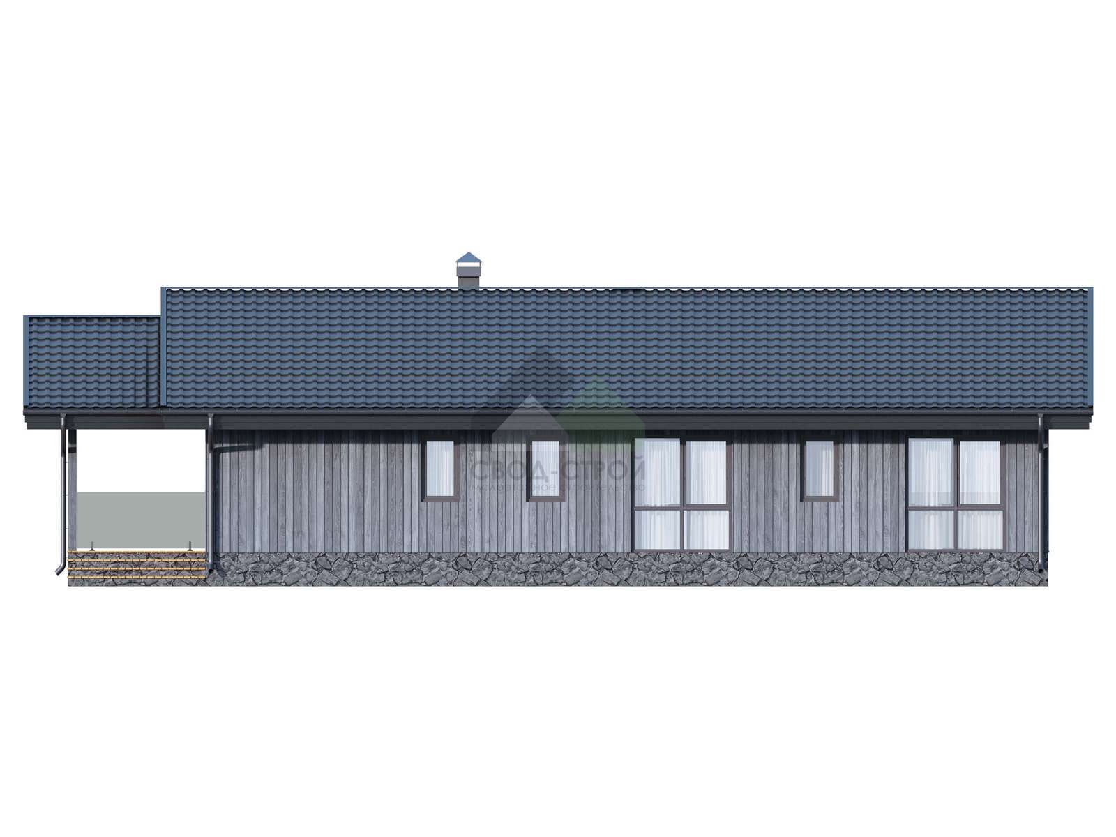 Каркасный дом С-183 КР «Арми»