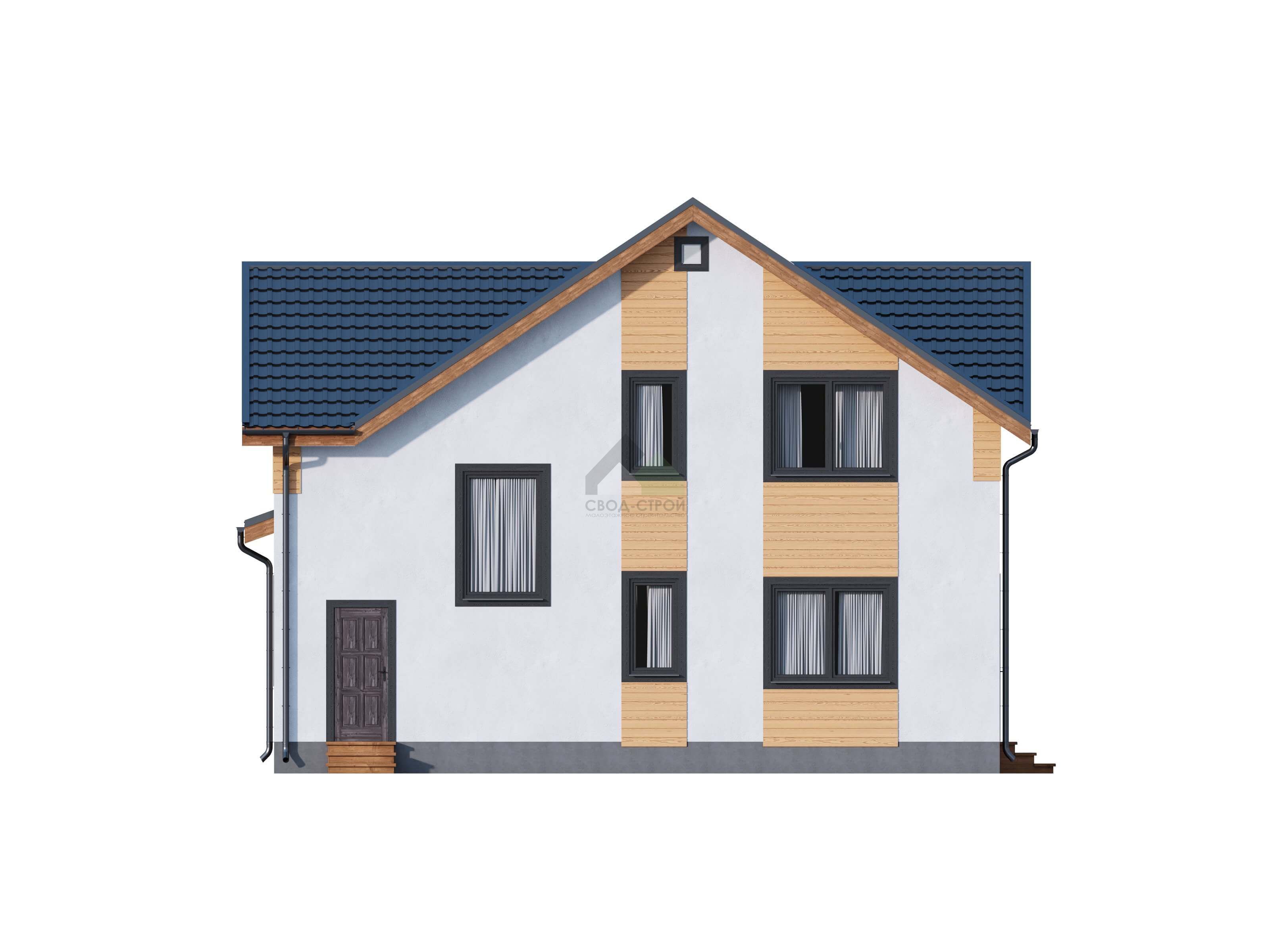 Дом из газобетонных блоков С-218 ГБ «Австрия»