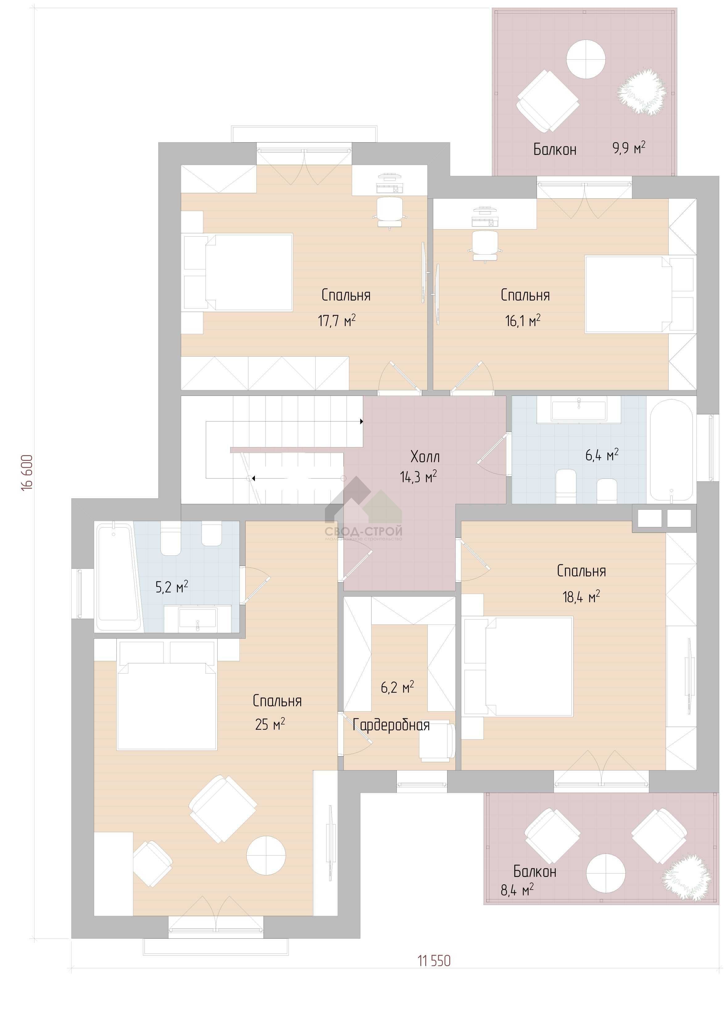Дом с гаражом С-430 ГБ «Солано»