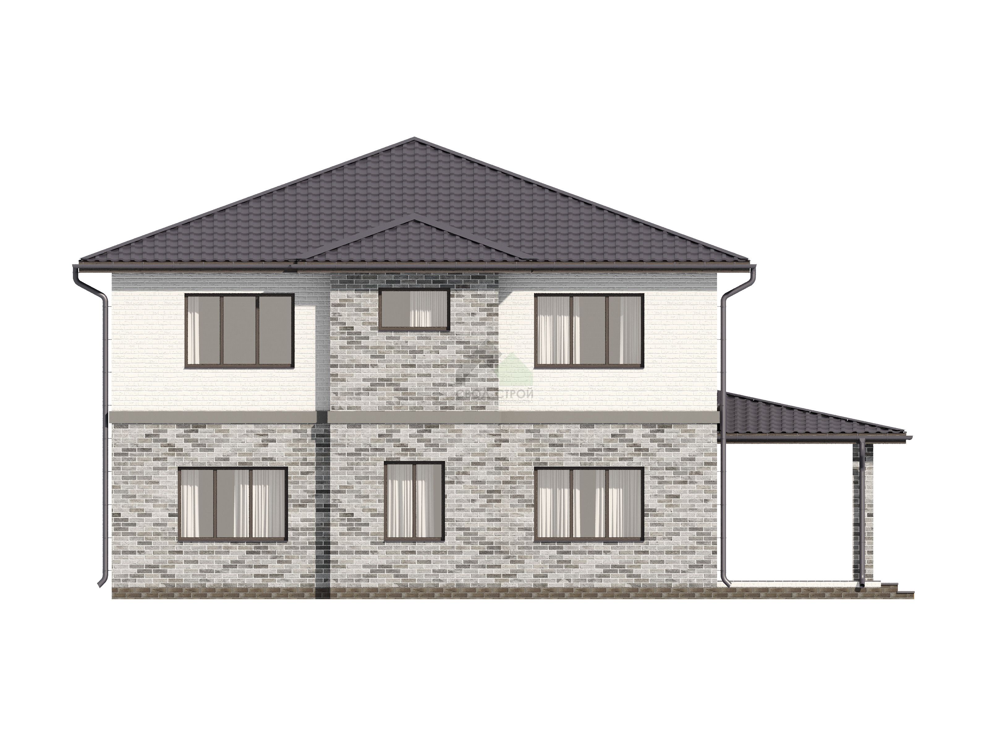 Дом из керамических блоков С-285 КЕ «Ингрид»