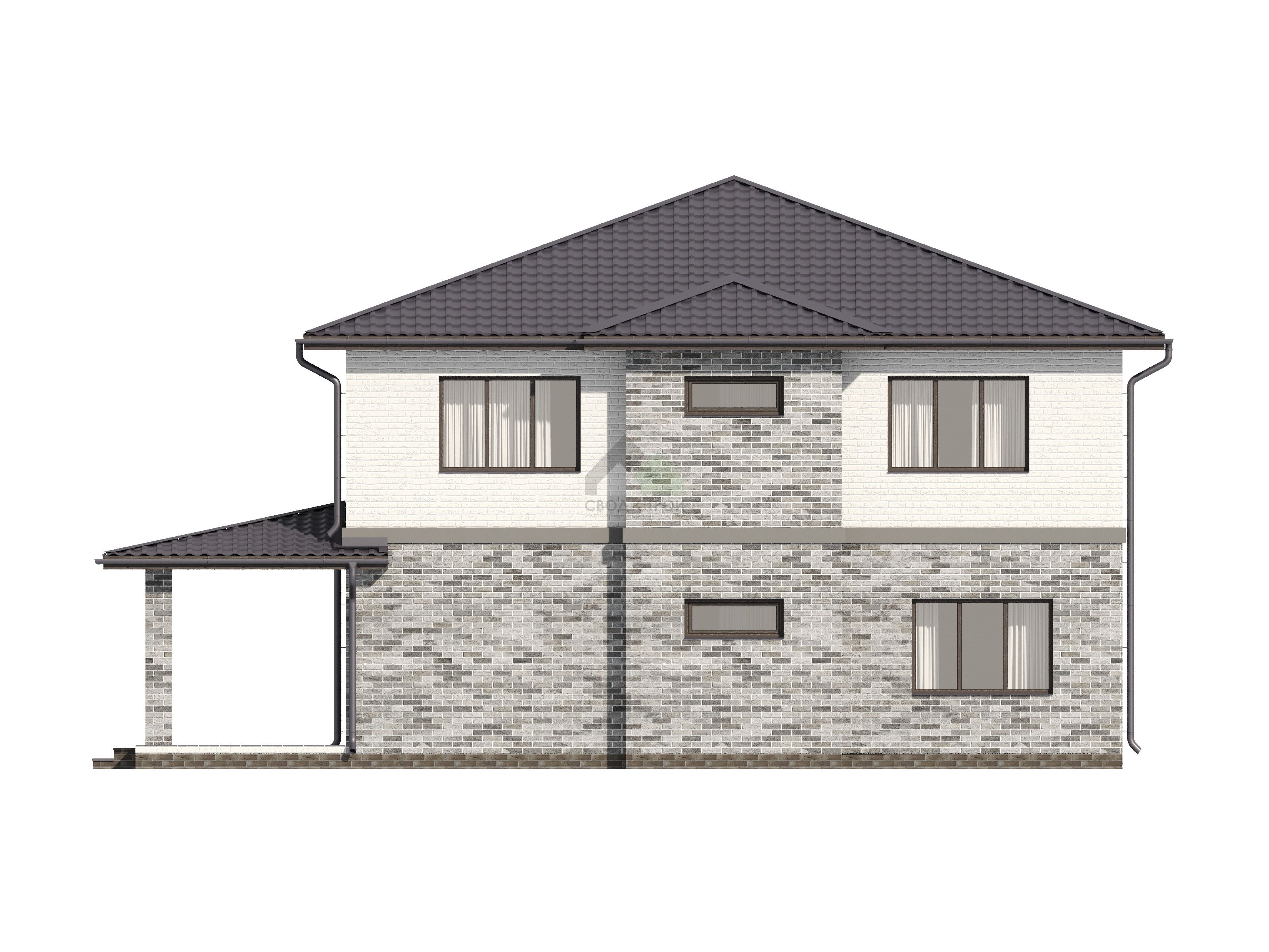 Дом из керамических блоков С-285 КЕ «Ингрид»