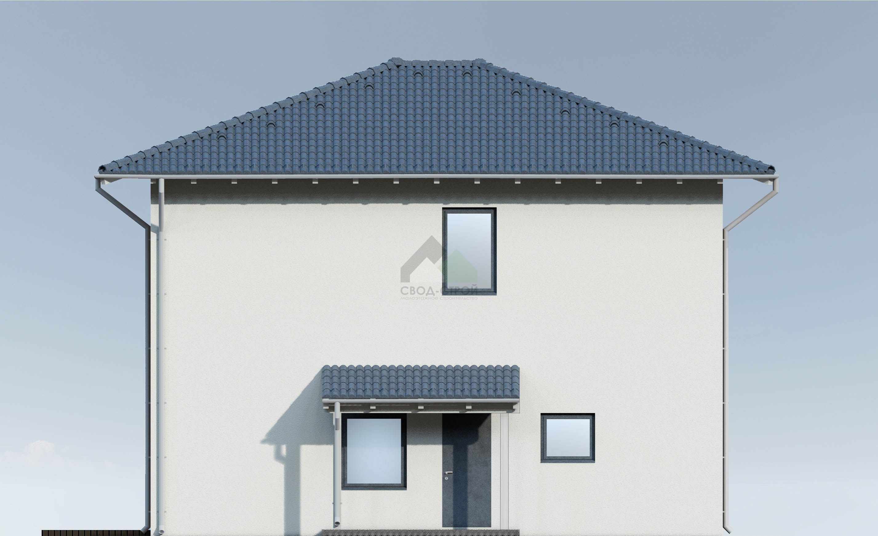 Дом из газобетонных блоков С-218 ГБ «Отдых»