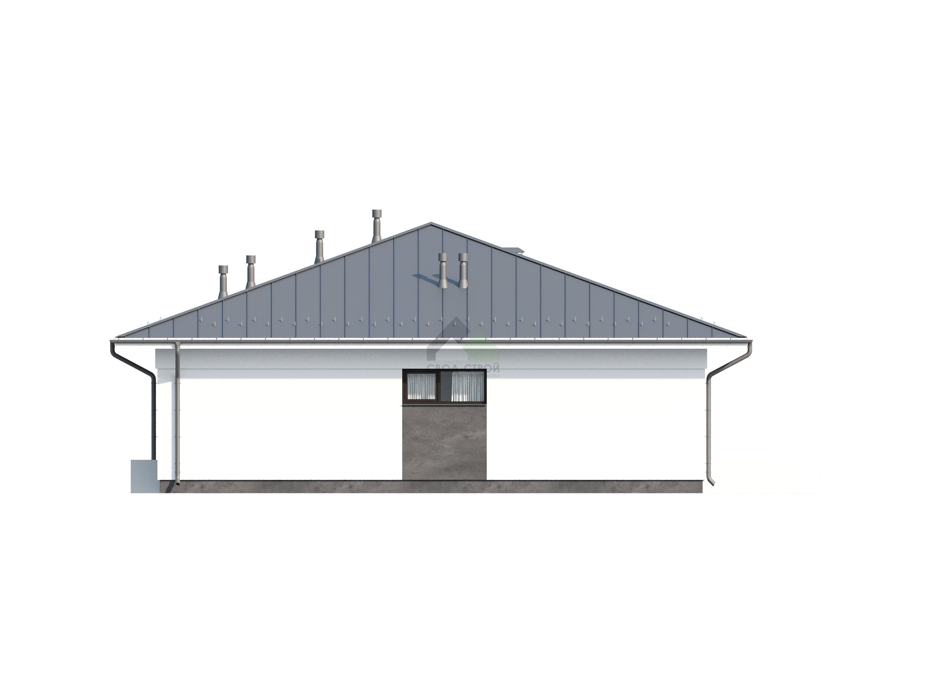 Дом из газобетонных блоков С-179 ГБ «Бьерн»