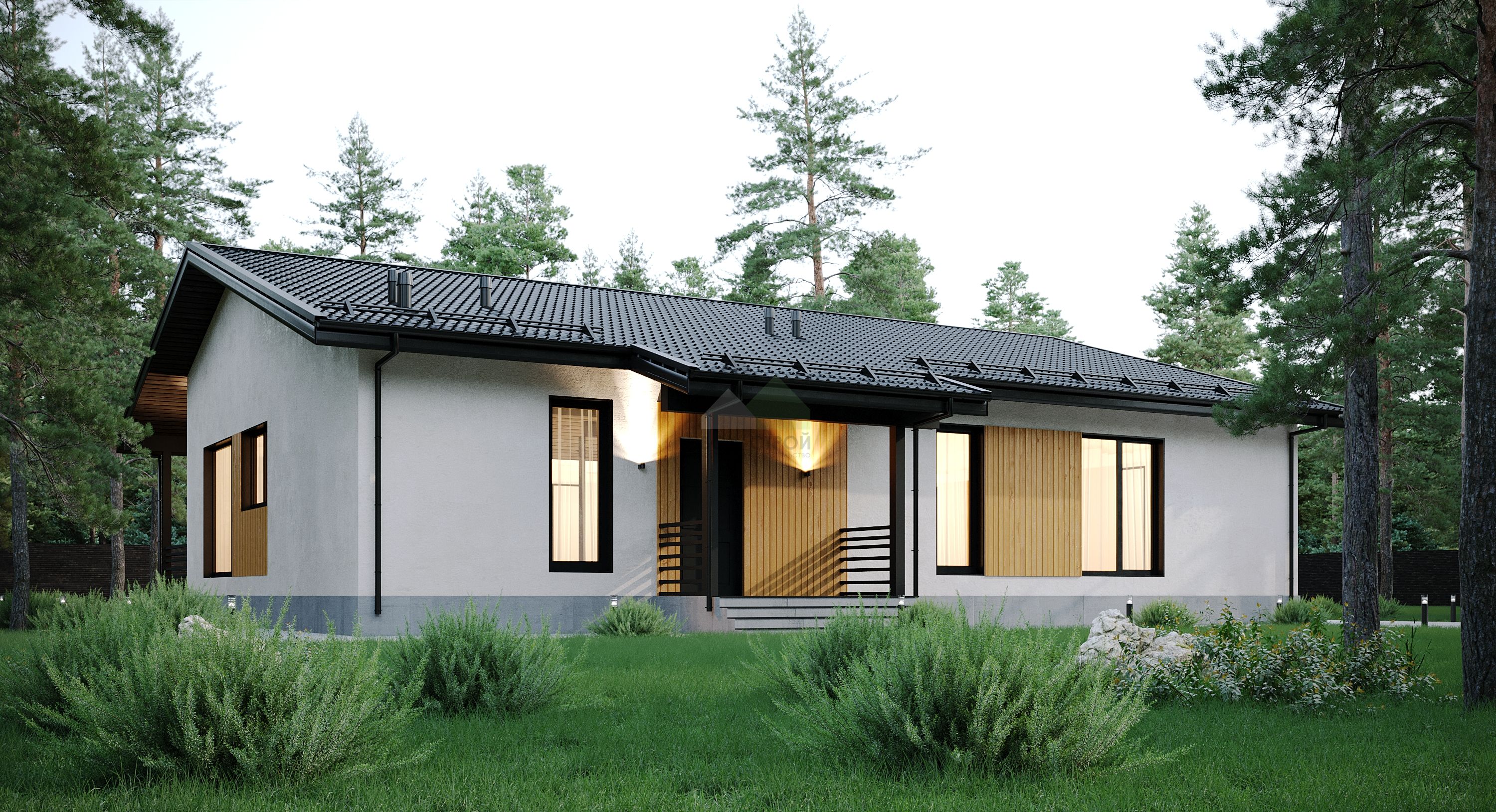 Каркасный дом С-231 КР «Дюна»