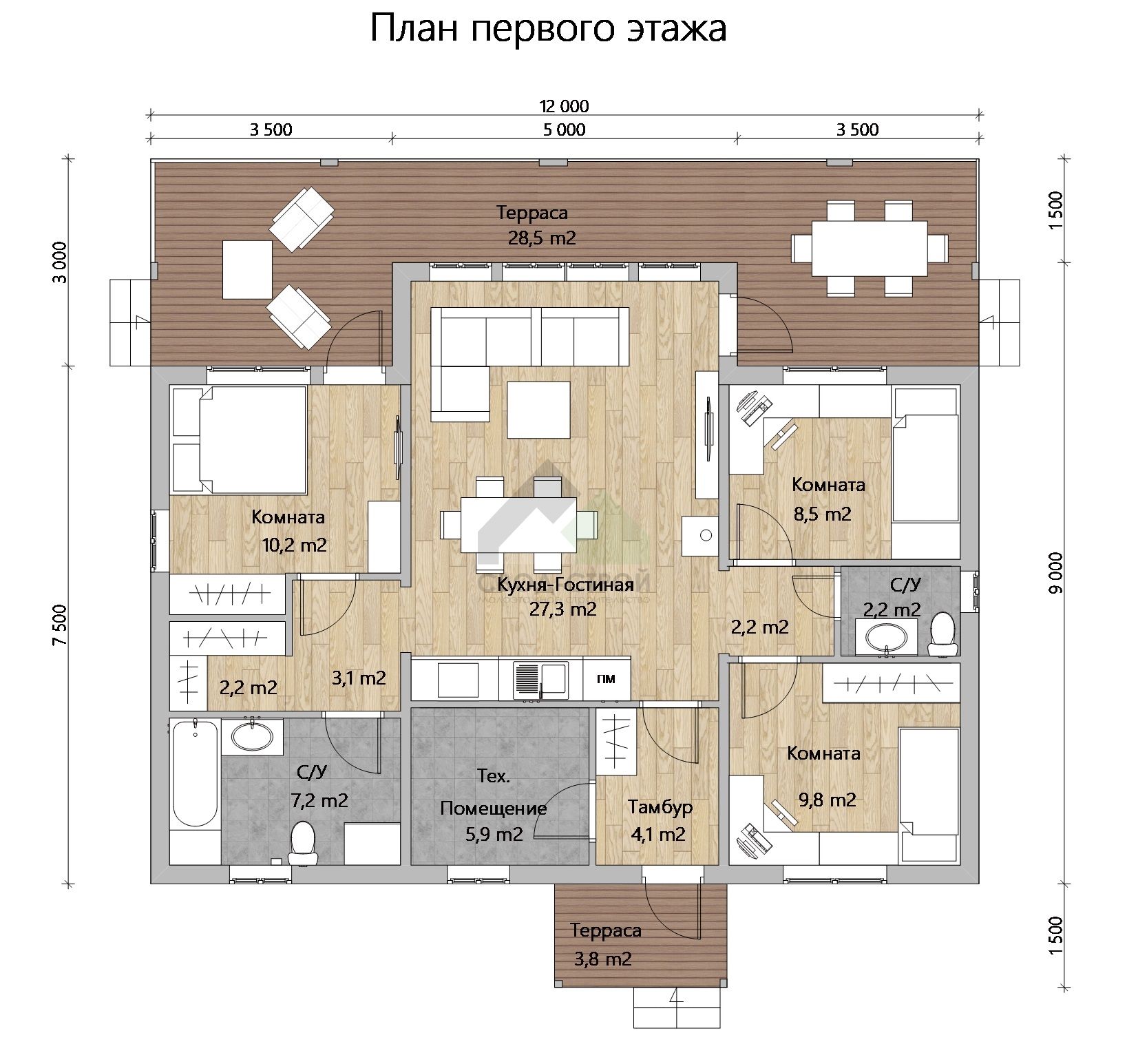 Каркасный дом С-129 КР «Суоми»