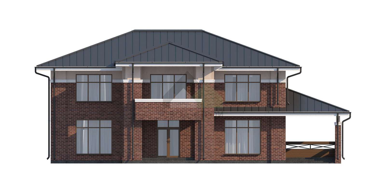 Дом из пеноблоков С-418 ГБ «Успех»