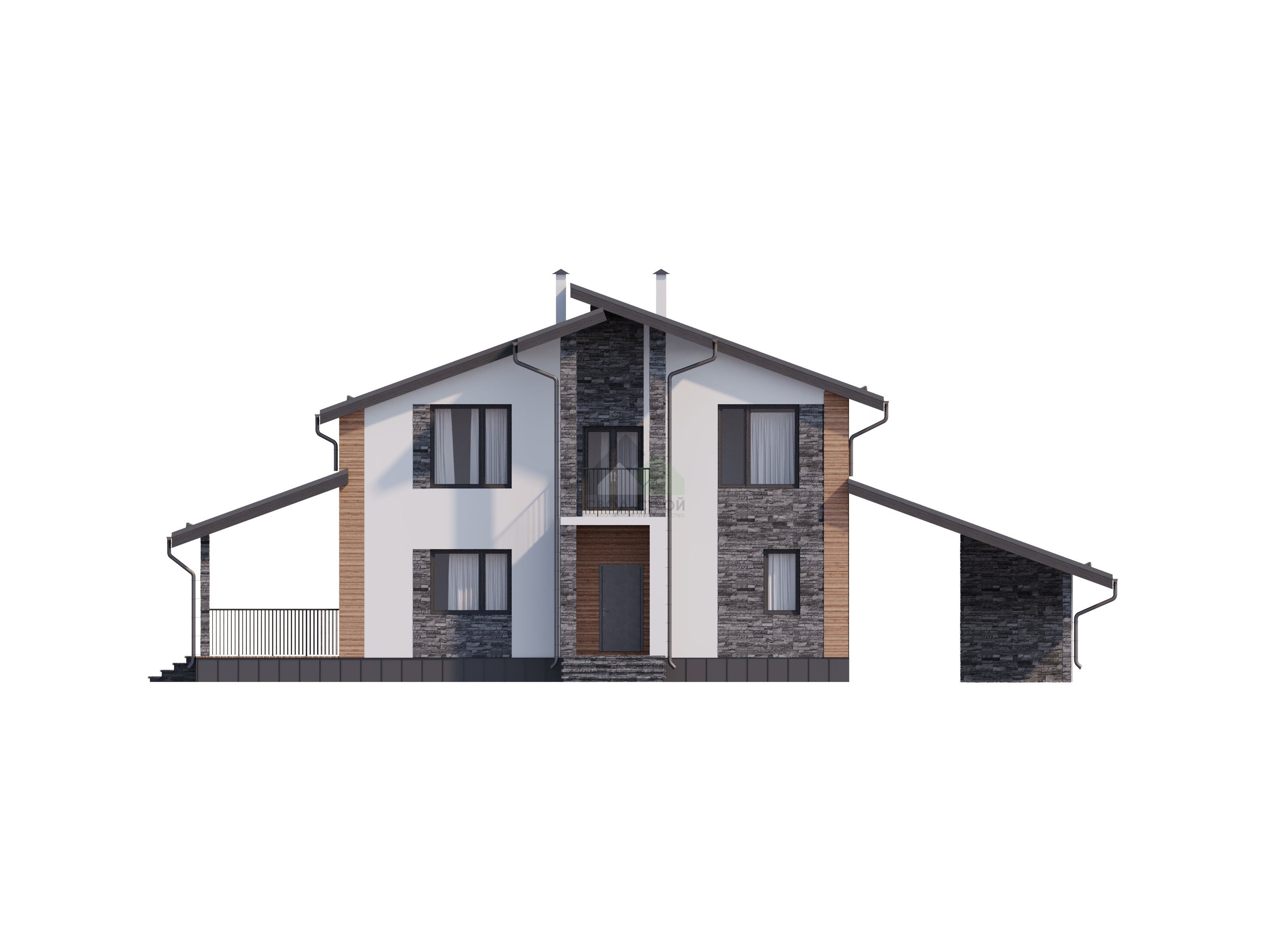 Дом с гаражом С-350 ГБ «Шираз»