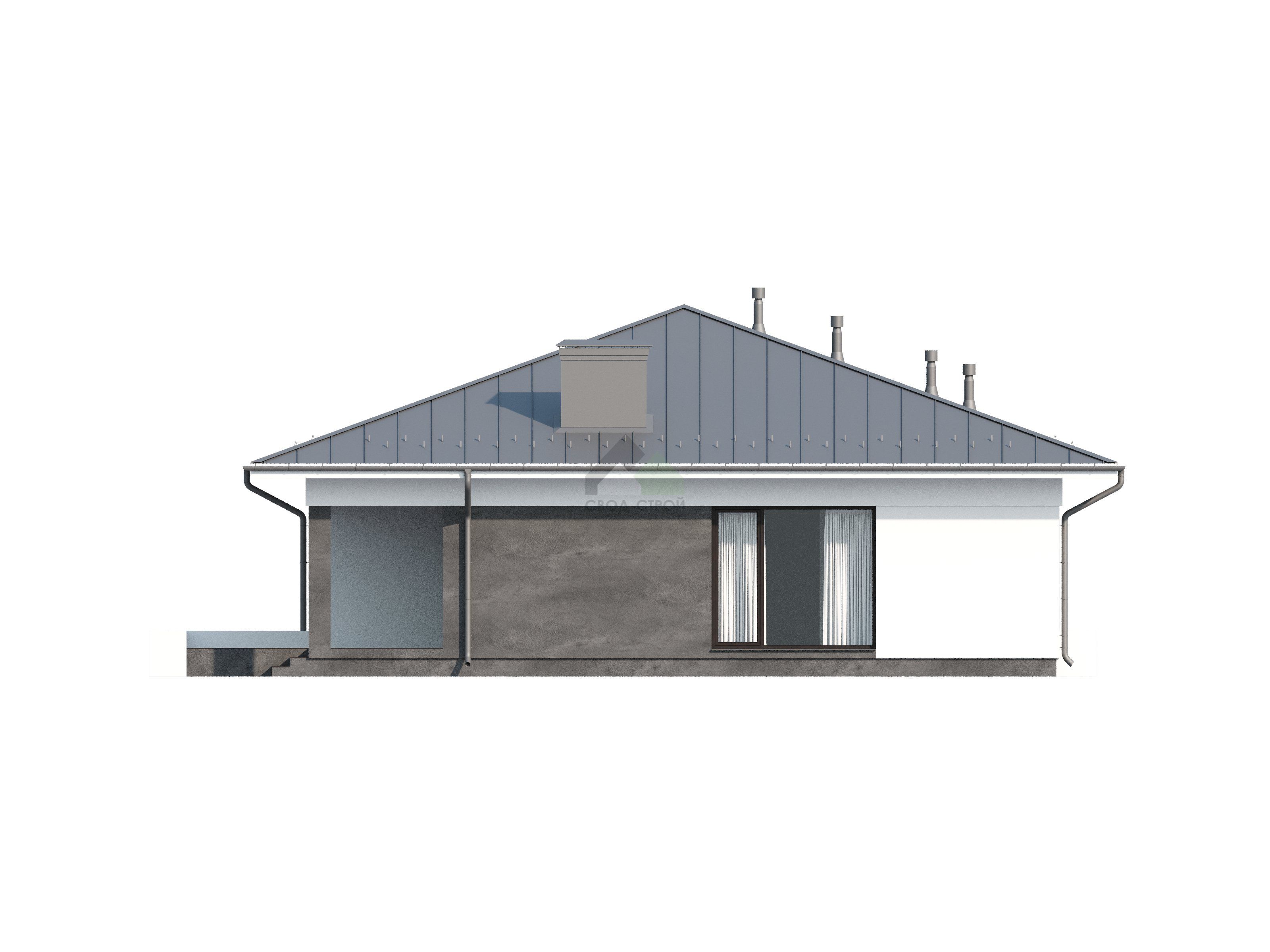 Дом из газобетонных блоков С-179 ГБ «Бьерн»