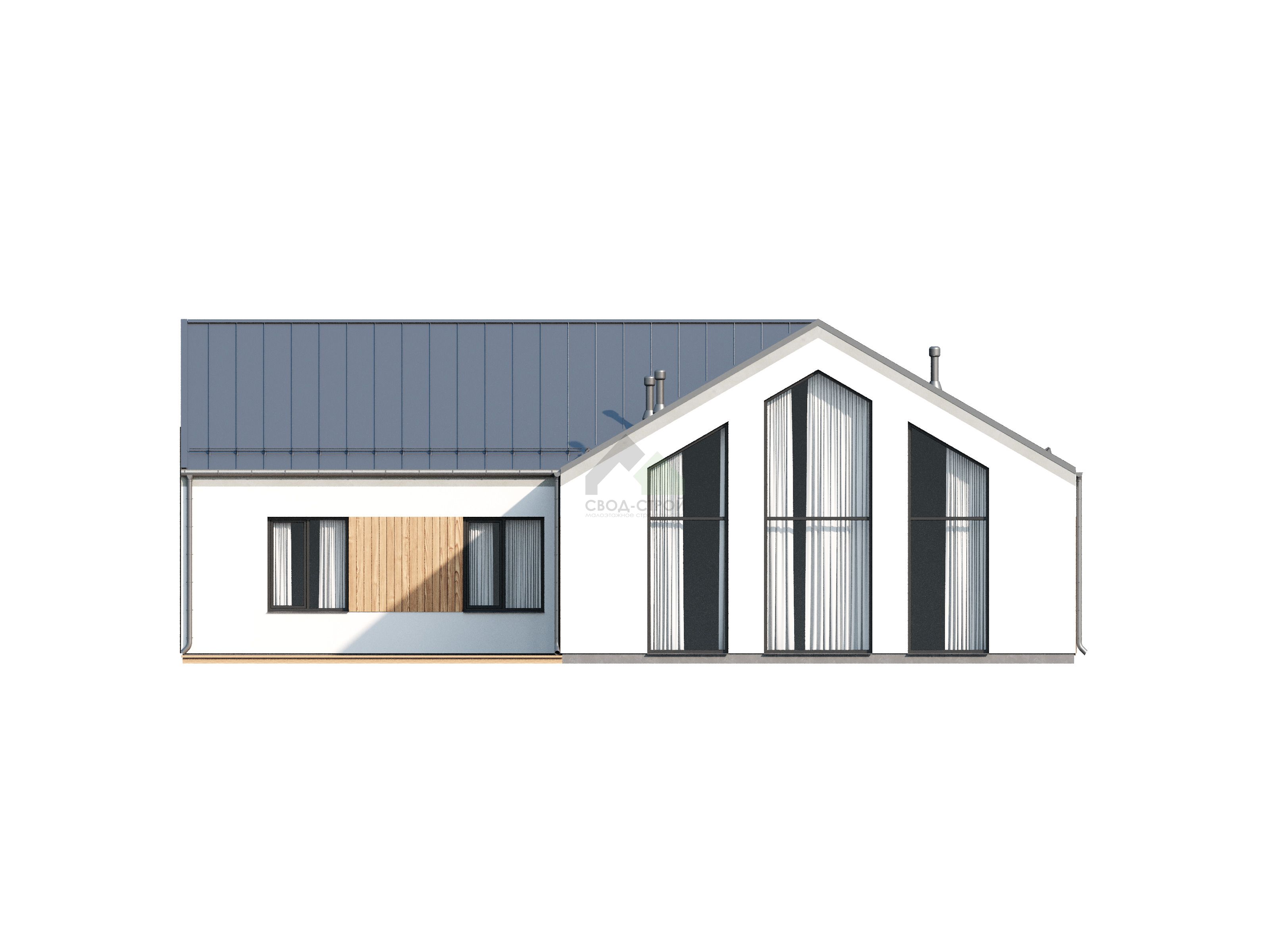 Дом из газобетонных блоков С-279 ГБ «Монтана»