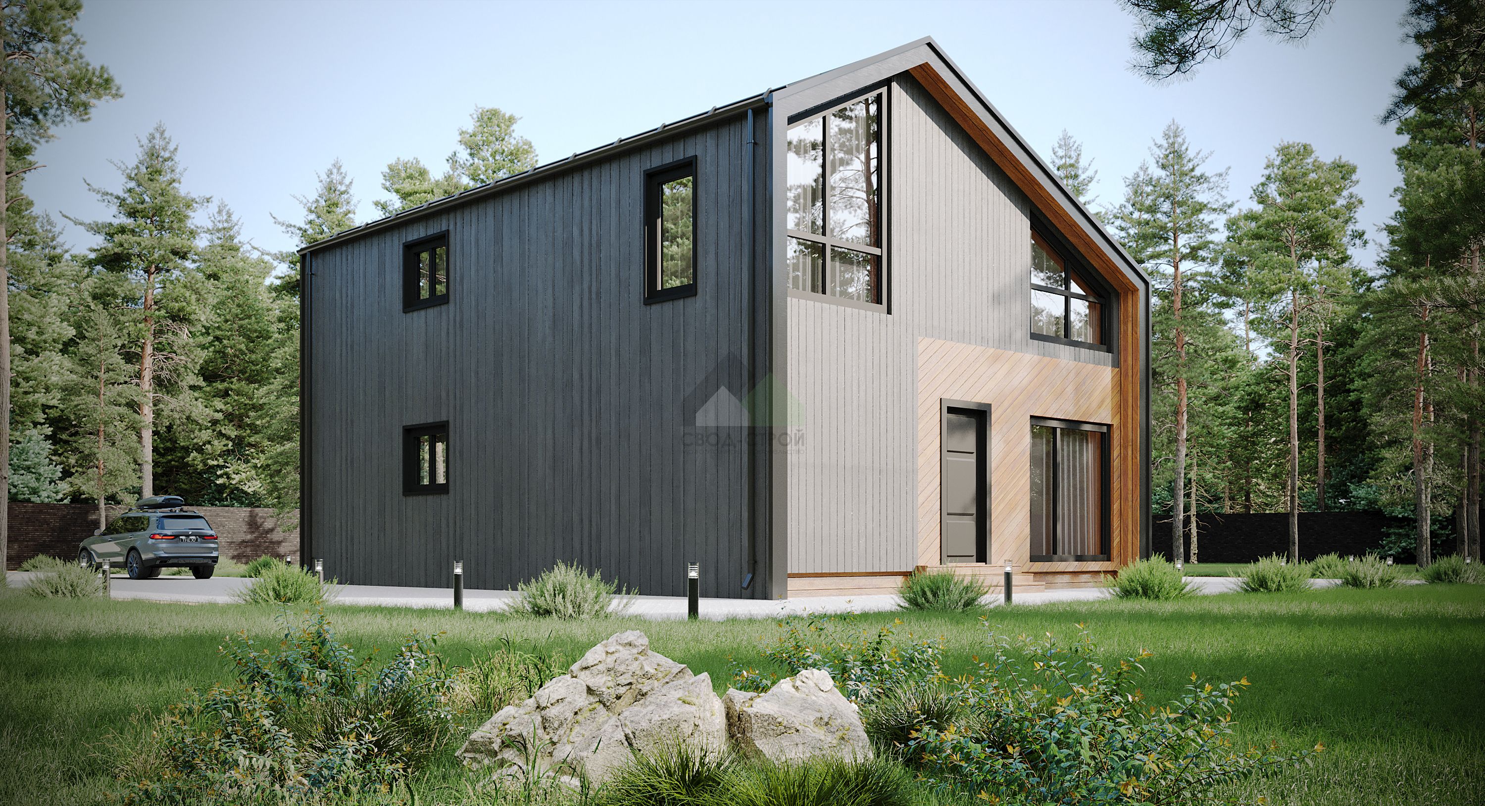 Дом по канадской технологии С-196 КР «Фрэйм»