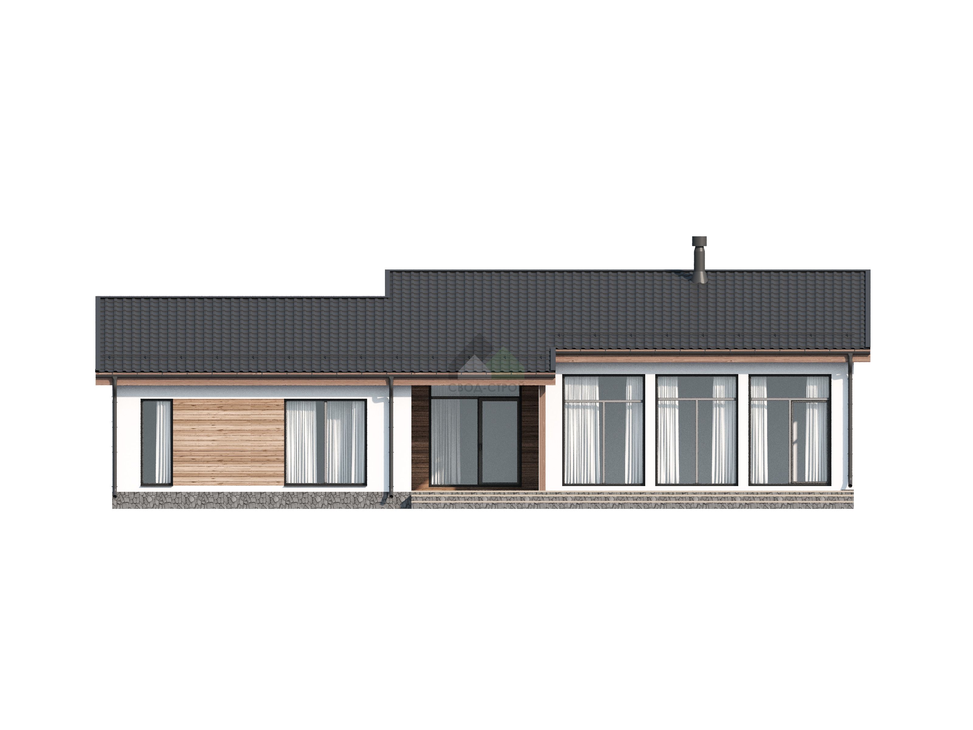 Каркасный дом С-235 КР «Берген»