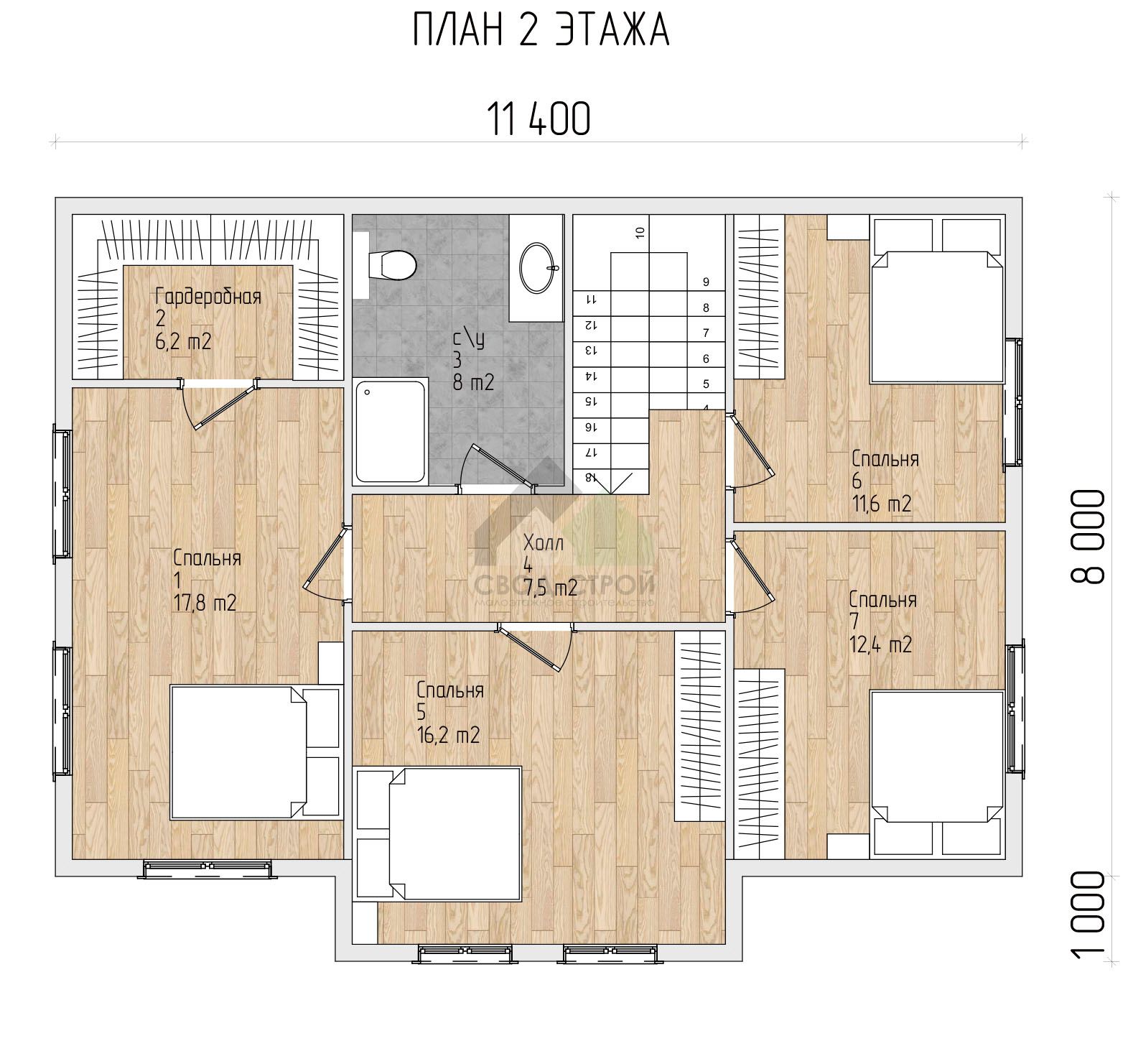 Дом по канадской технологии С-206 КР «Киприда»