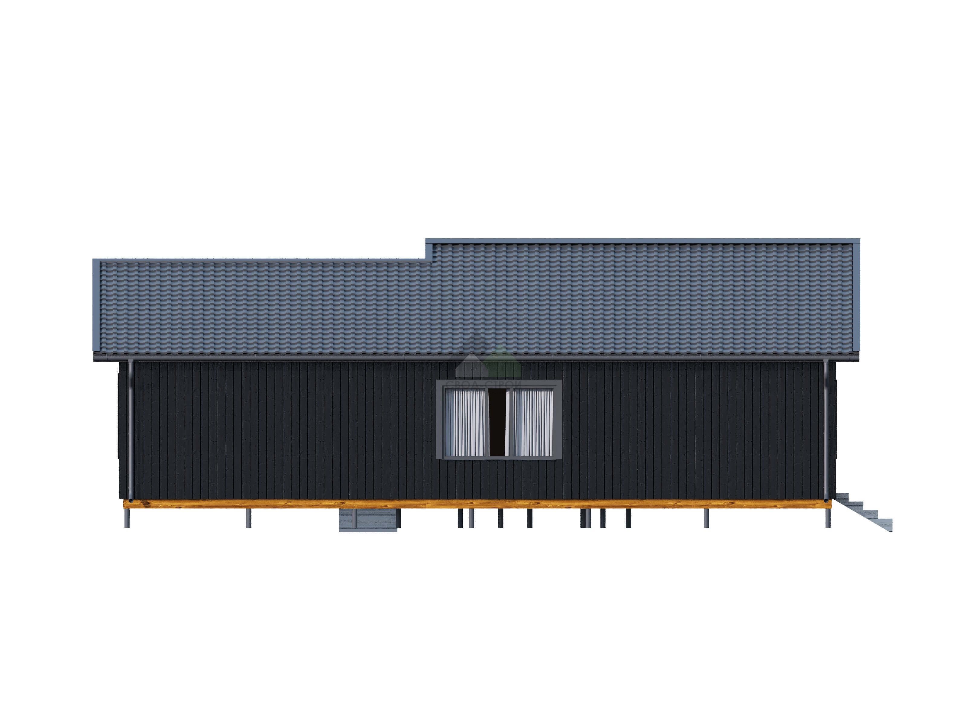 Коттедж каркасный С-190 КР «Удача»