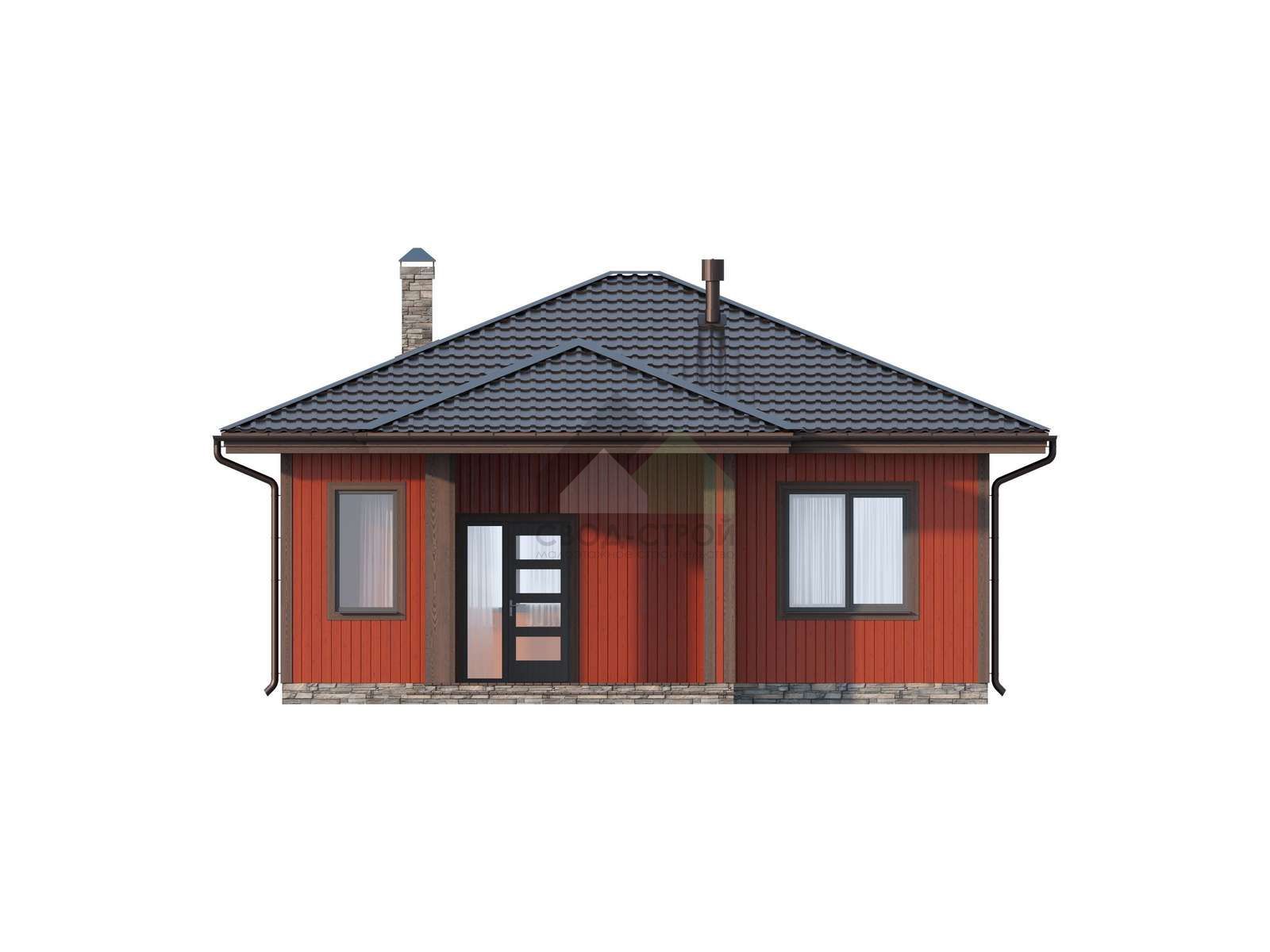 Коттедж каркасный С-102 КР «Рондаш»