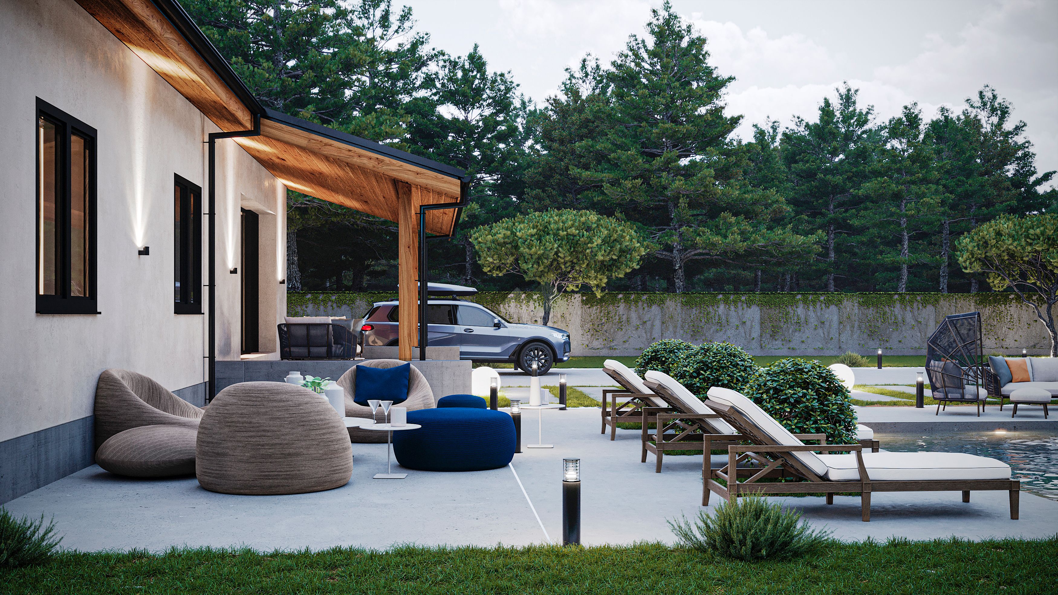 Каркасный дом С-158 КР «Вдохновение»