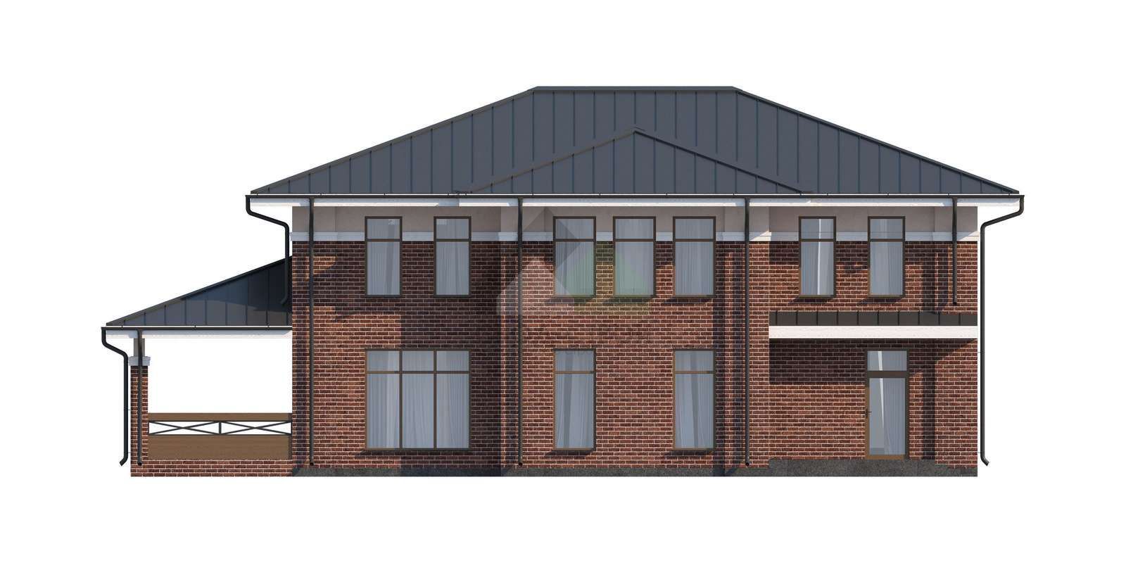 Дом из пеноблоков С-418 ГБ «Успех»