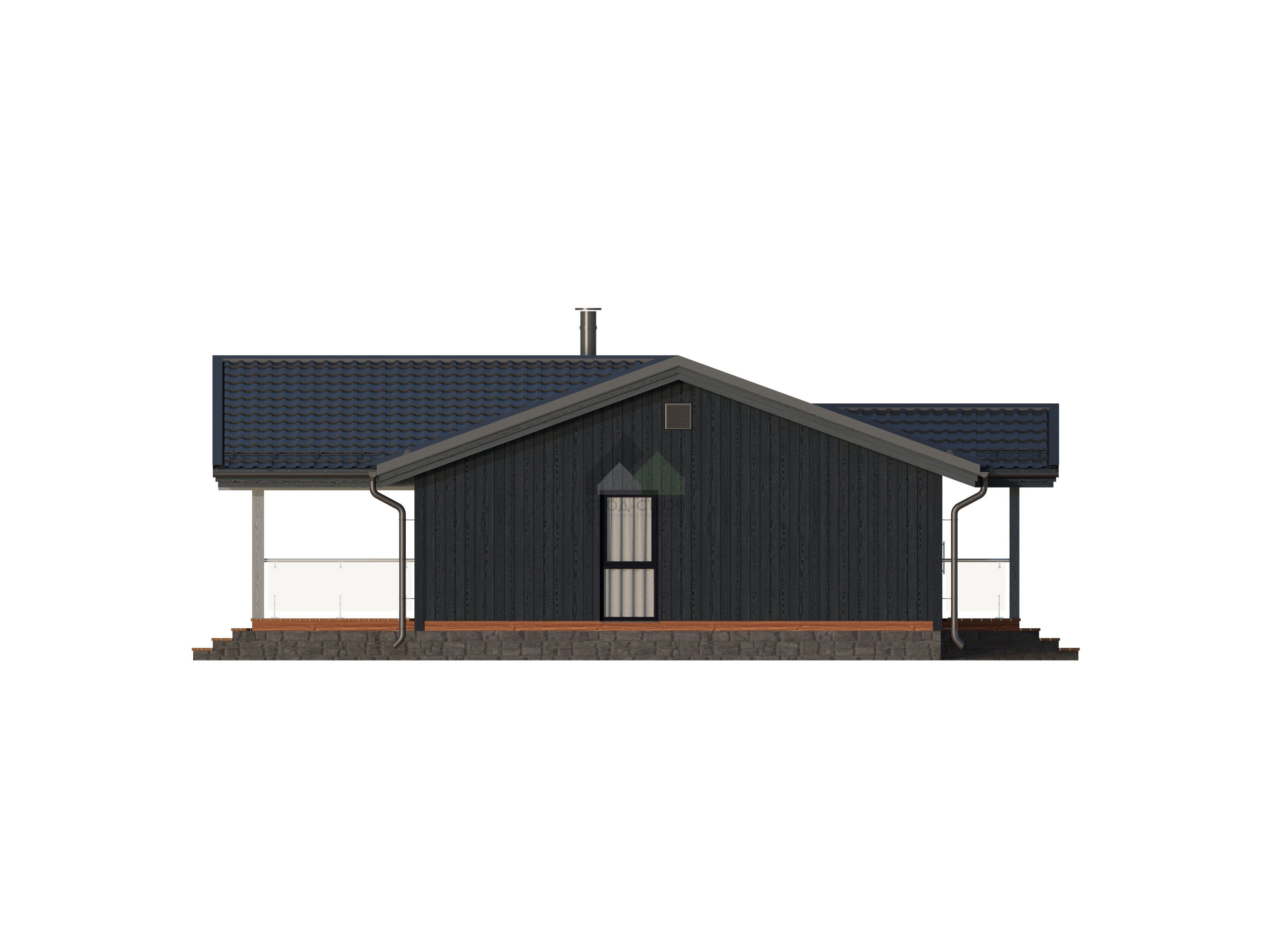 Каркасный дом С-143 КР «Грейс»